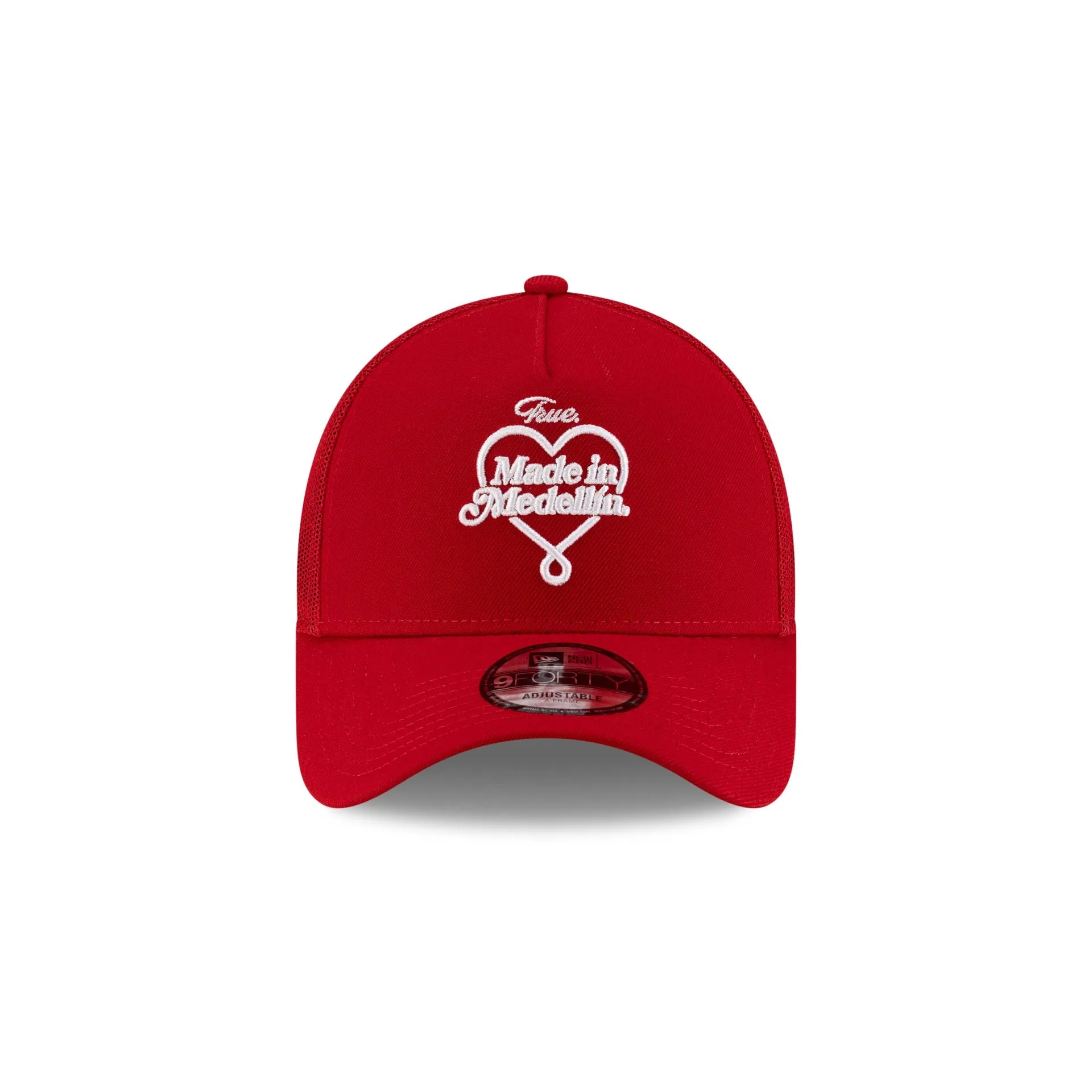 TRUE. Made in Medellín Scarlet 9FORTY A-Frame Snapback Hat sold by New Era product image thumbnail 2