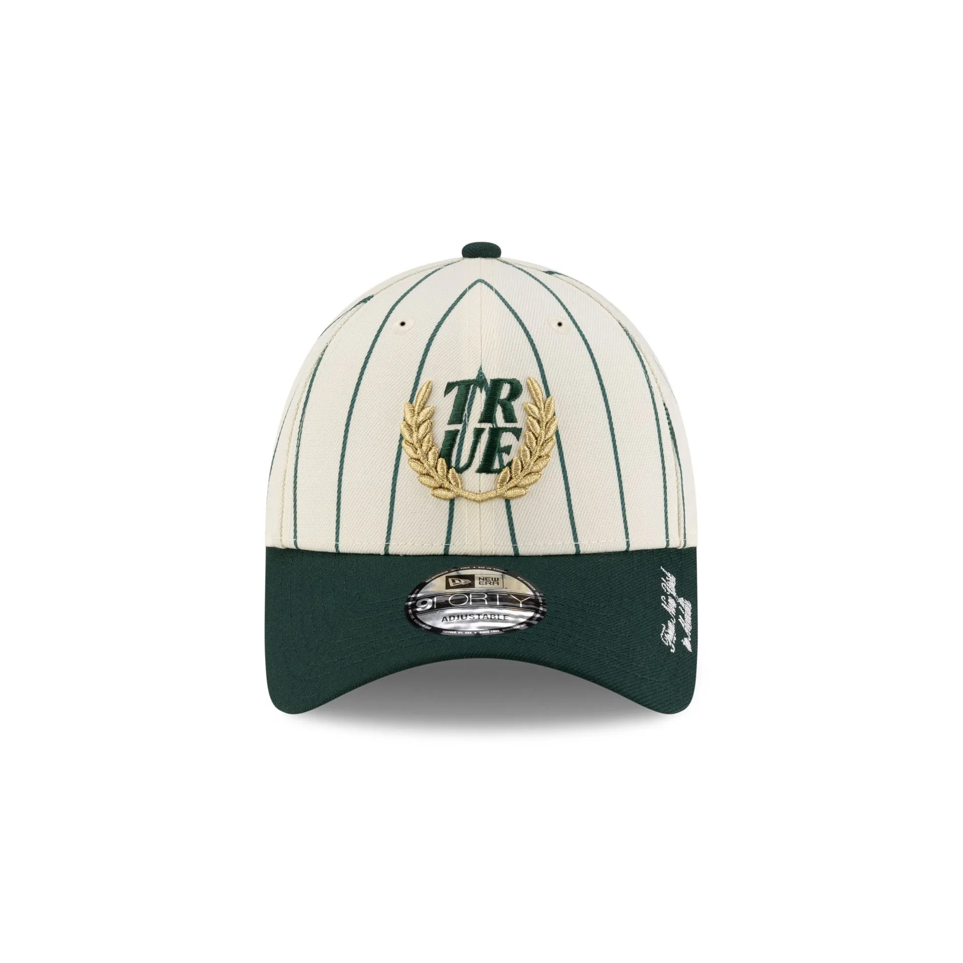 TRUE. Green Pinstripe 9FORTY Adjustable Hat sold by New Era product image thumbnail 2