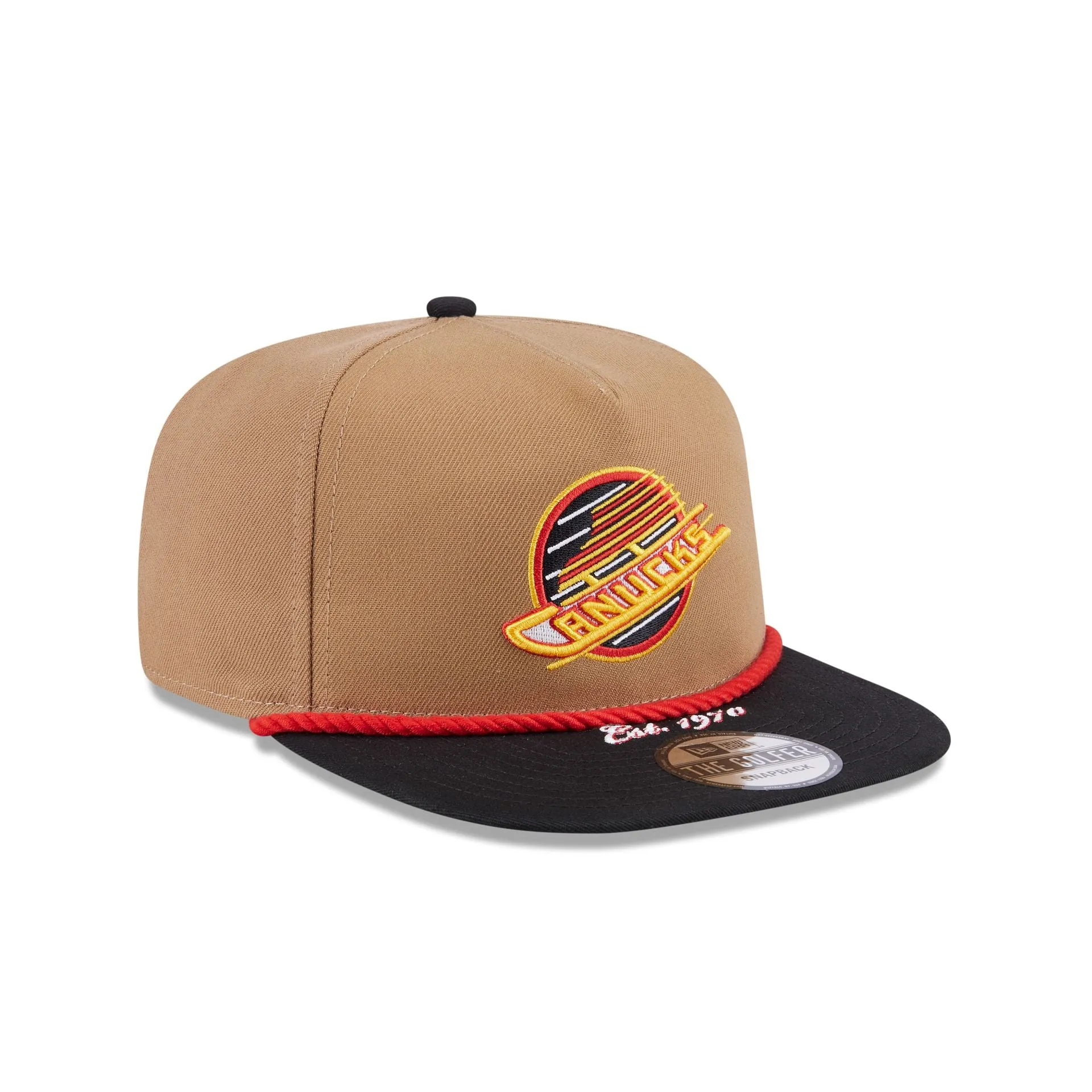 Vancouver Canucks Khaki Rope Golfer Hat sold by New Era product image thumbnail 3