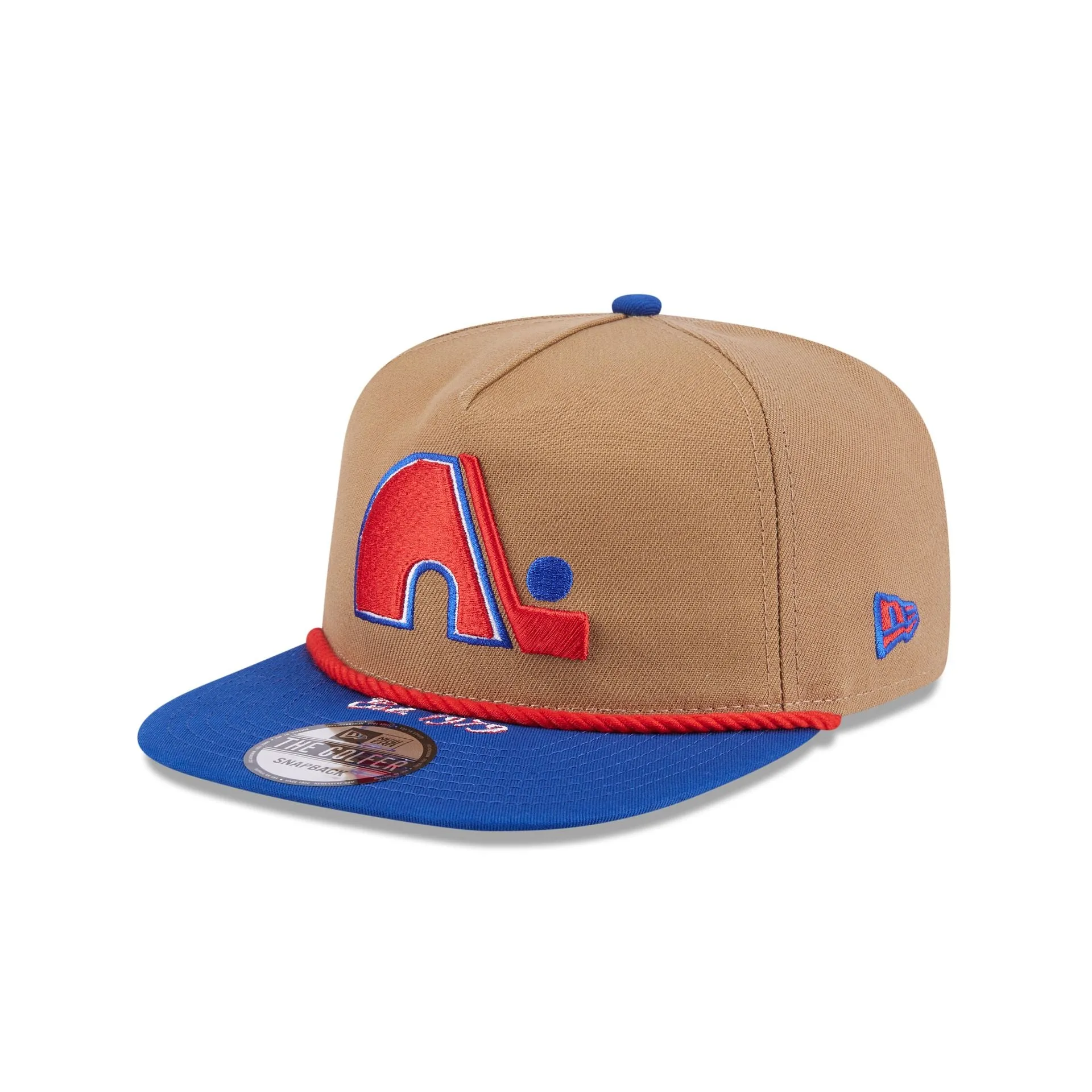 Quebec Nordiques Khaki Rope Golfer Hat sold by New Era