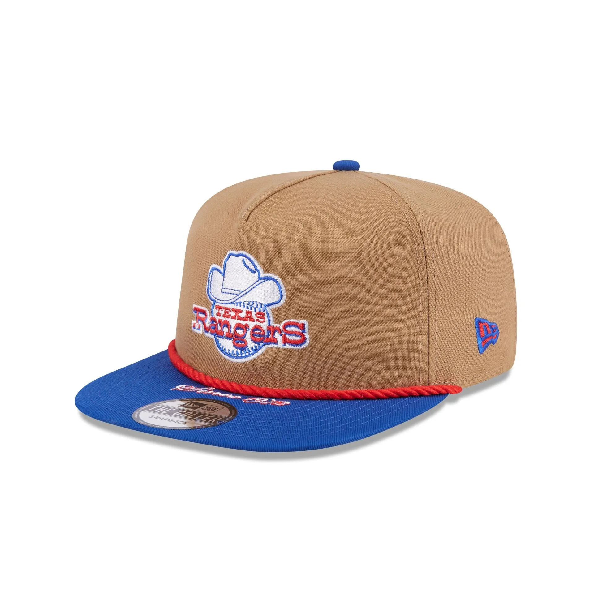 Texas Rangers Khaki Rope Golfer Hat sold by New Era