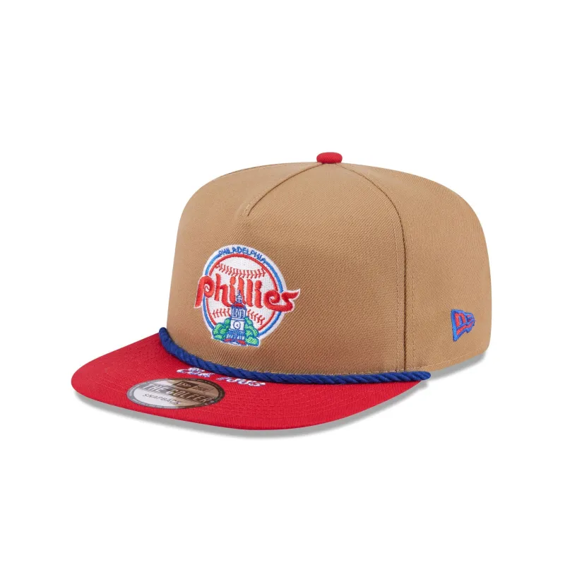Philadelphia Phillies Khaki Rope Golfer Hat sold by New Era