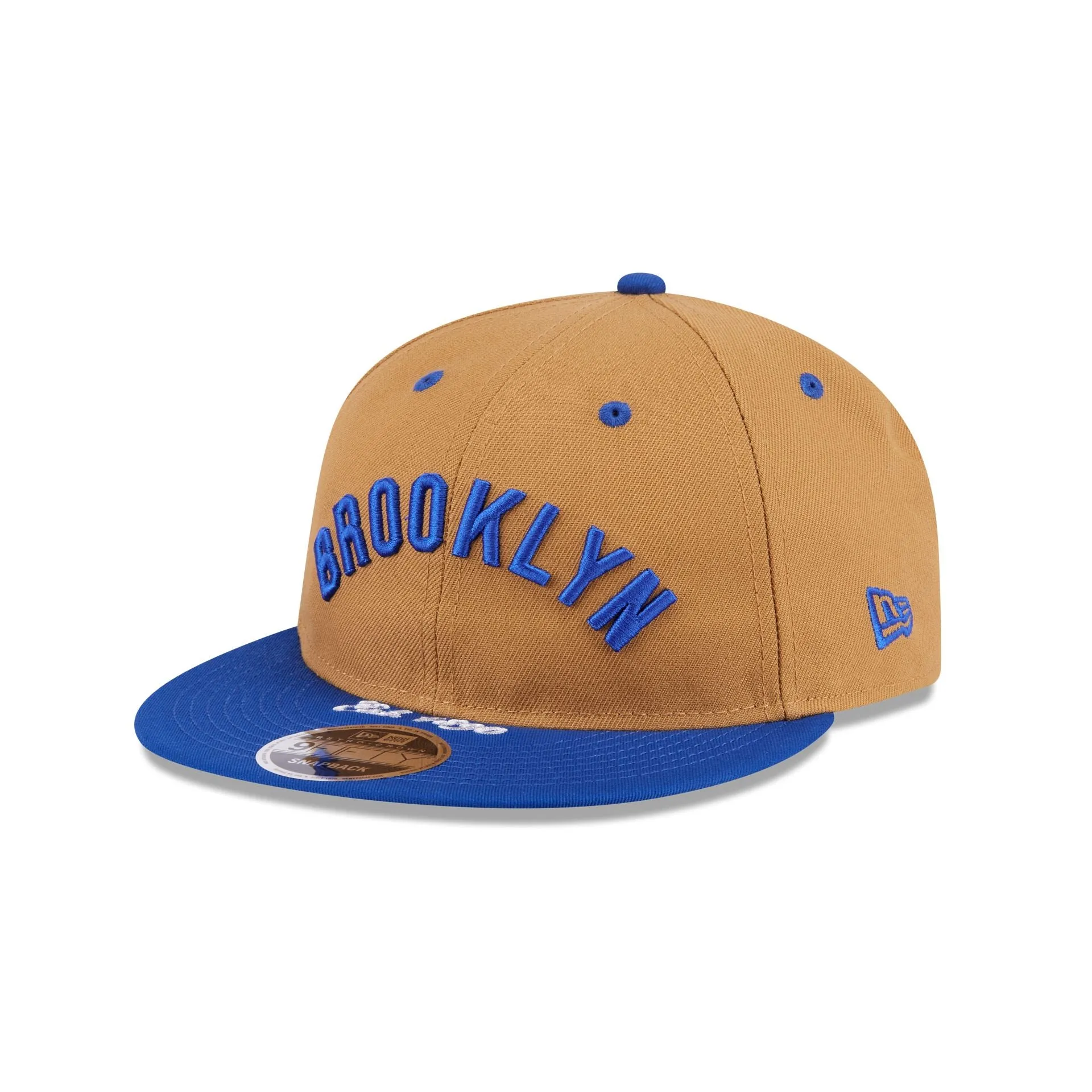 Brooklyn Dodgers Wheat Retro Crown 9FIFTY Snapback Hat sold by New Era