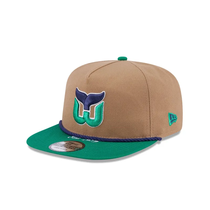 Hartford Whalers Khaki Rope Golfer Hat sold by New Era