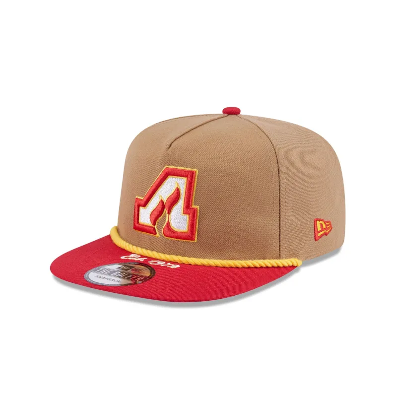 Calgary Flames Khaki Rope Golfer Hat sold by New Era