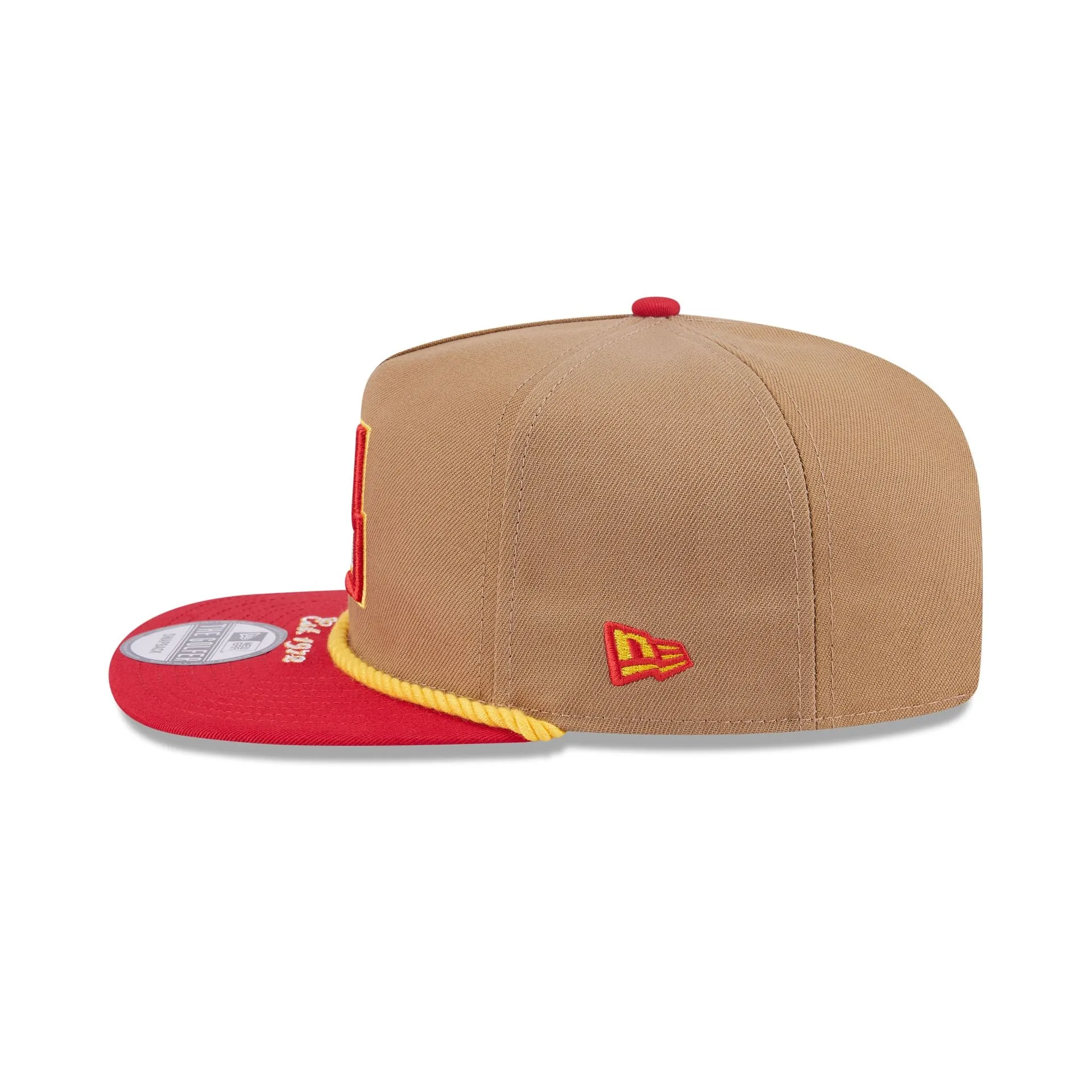 Calgary Flames Khaki Rope Golfer Hat sold by New Era product image thumbnail 4