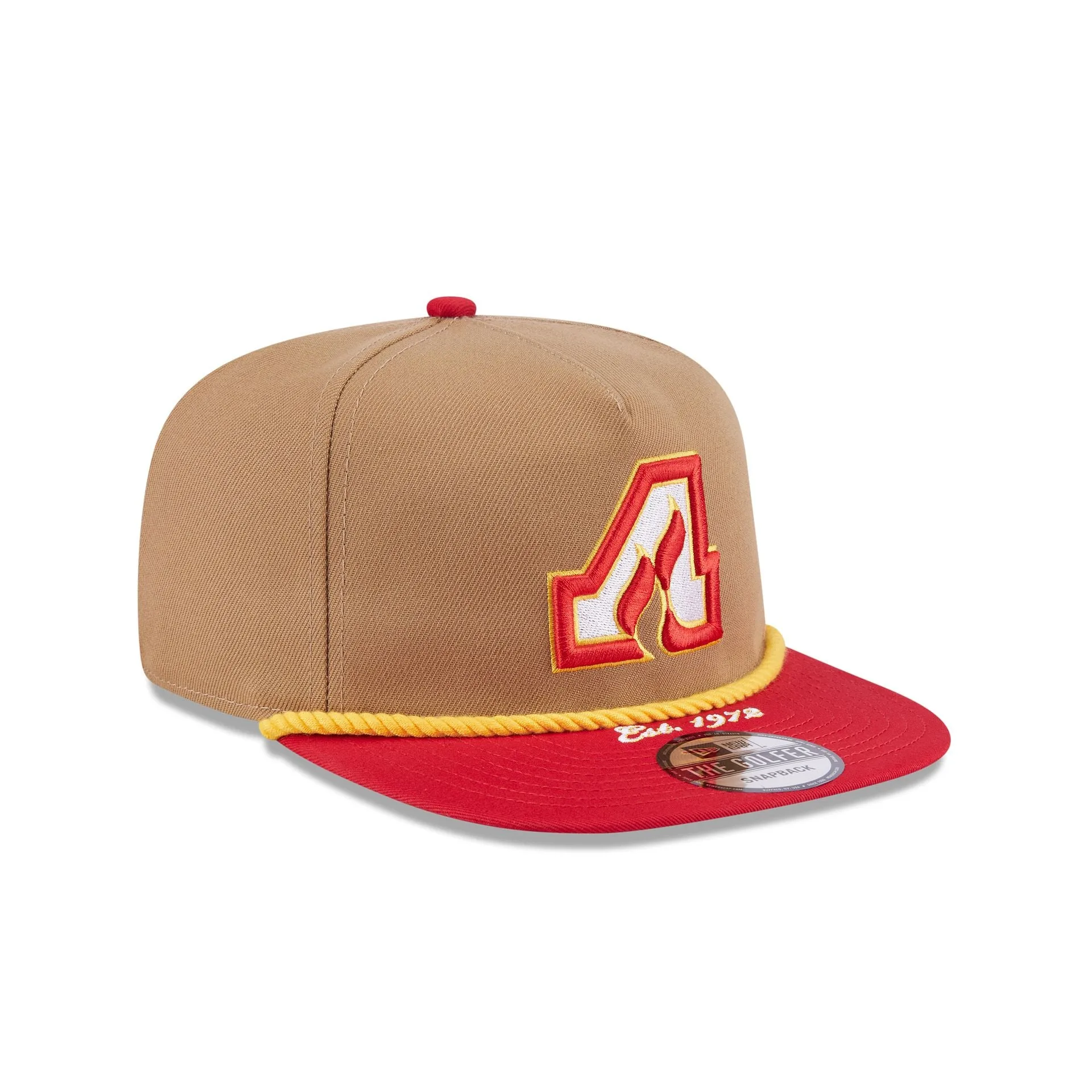 Calgary Flames Khaki Rope Golfer Hat sold by New Era product image thumbnail 3