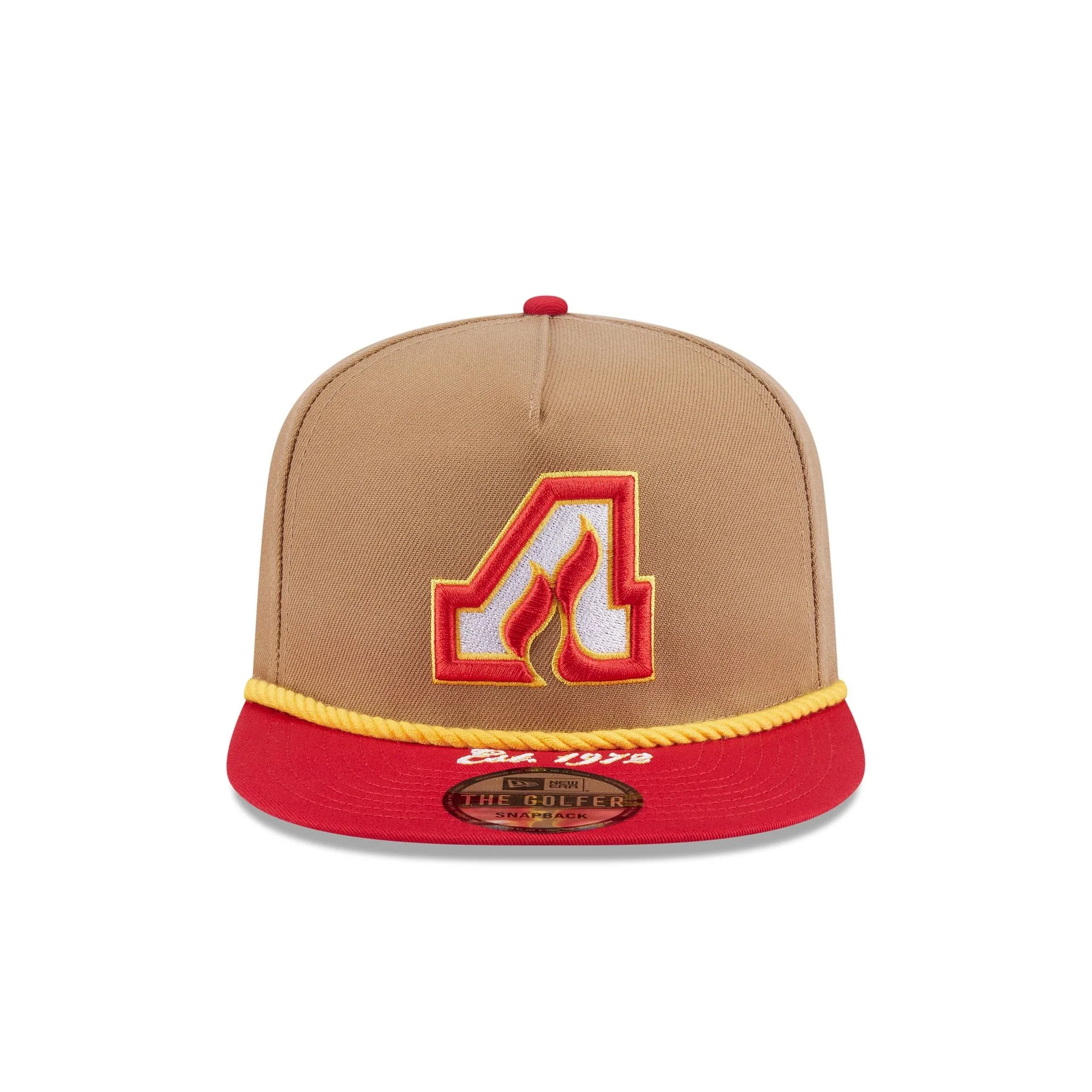 Calgary Flames Khaki Rope Golfer Hat sold by New Era product image thumbnail 2