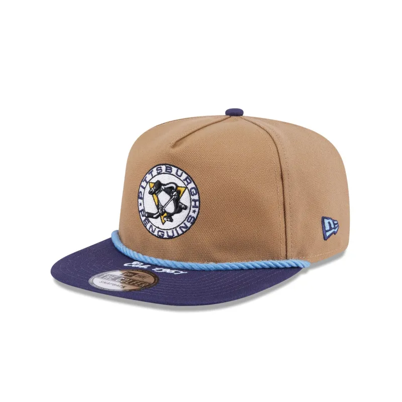 Pittsburgh Penguins Khaki Rope Golfer Hat sold by New Era