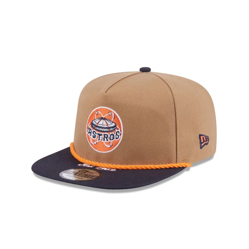 Houston Astros Khaki Rope Golfer Hat sold by New Era
