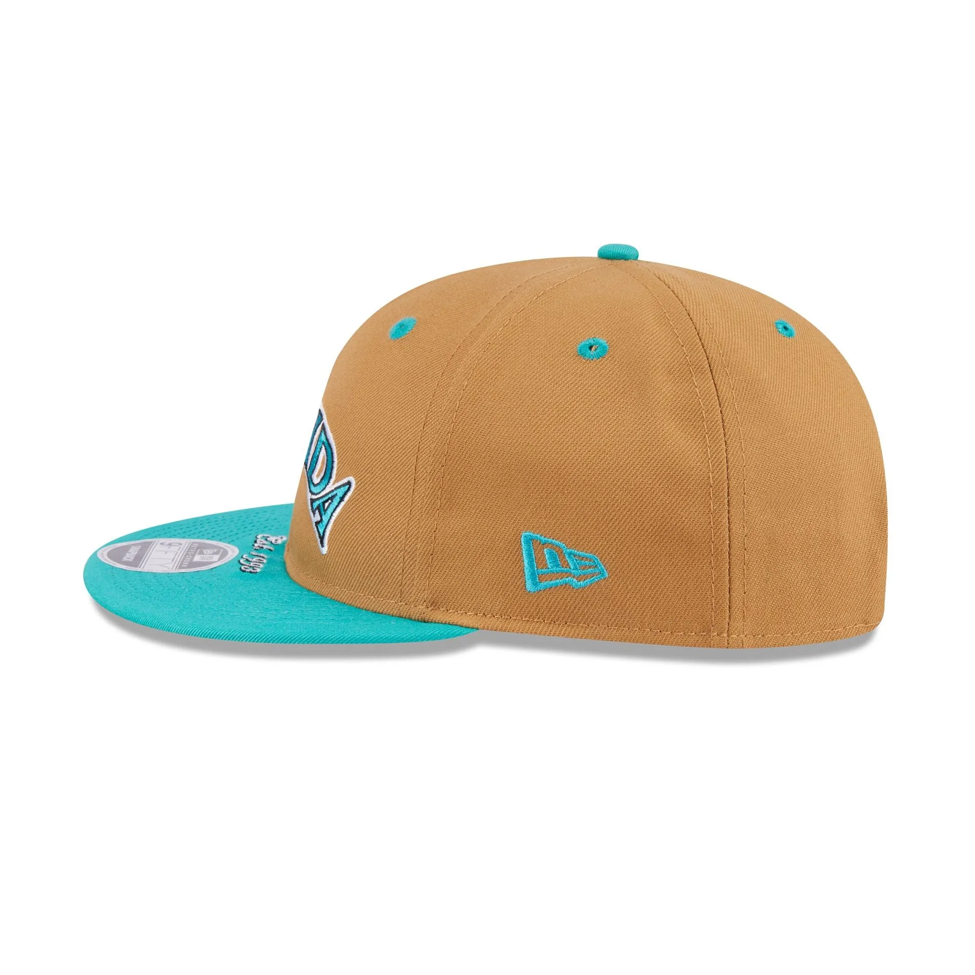 Miami Marlins Wheat Retro Crown 9FIFTY Snapback Hat sold by New Era product image thumbnail 4