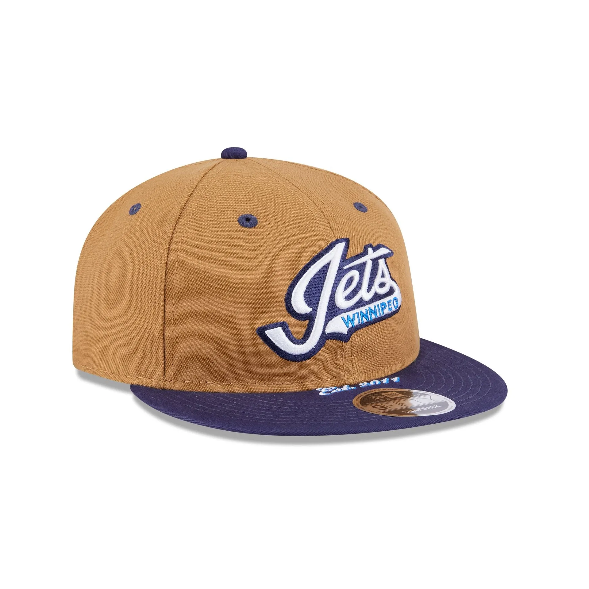 Winnipeg Jets Wheat Retro Crown 9FIFTY Snapback Hat sold by New Era product image thumbnail 3