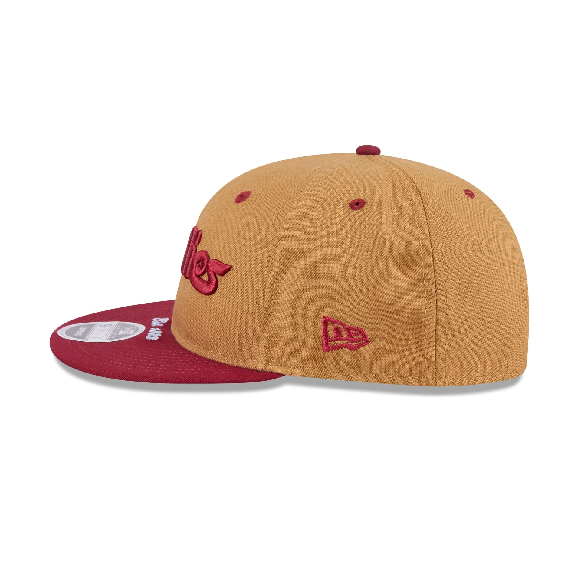 Philadelphia Phillies Wheat Retro Crown 9FIFTY Snapback Hat sold by New Era product image thumbnail 4