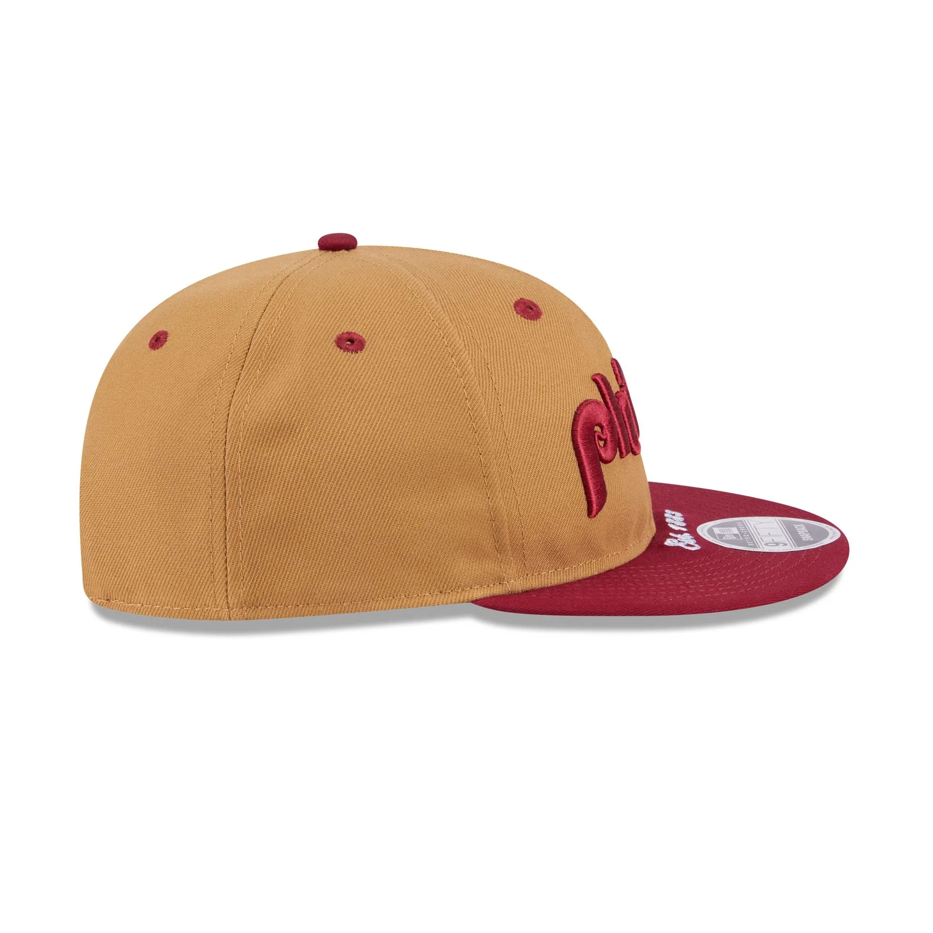 Philadelphia Phillies Wheat Retro Crown 9FIFTY Snapback Hat sold by New Era product image thumbnail 5