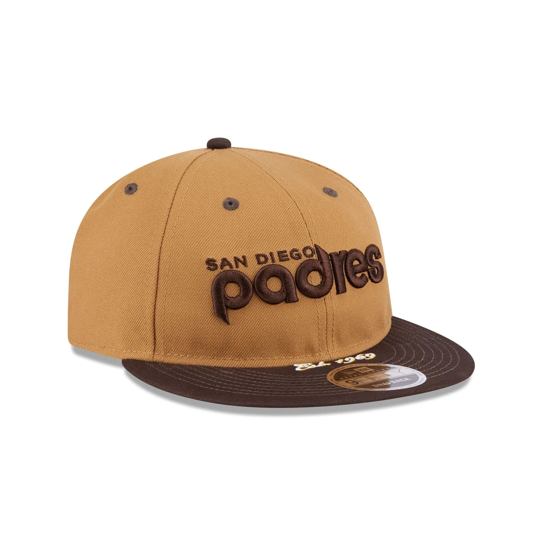 San Diego Padres Wheat Retro Crown 9FIFTY Snapback Hat sold by New Era product image thumbnail 3