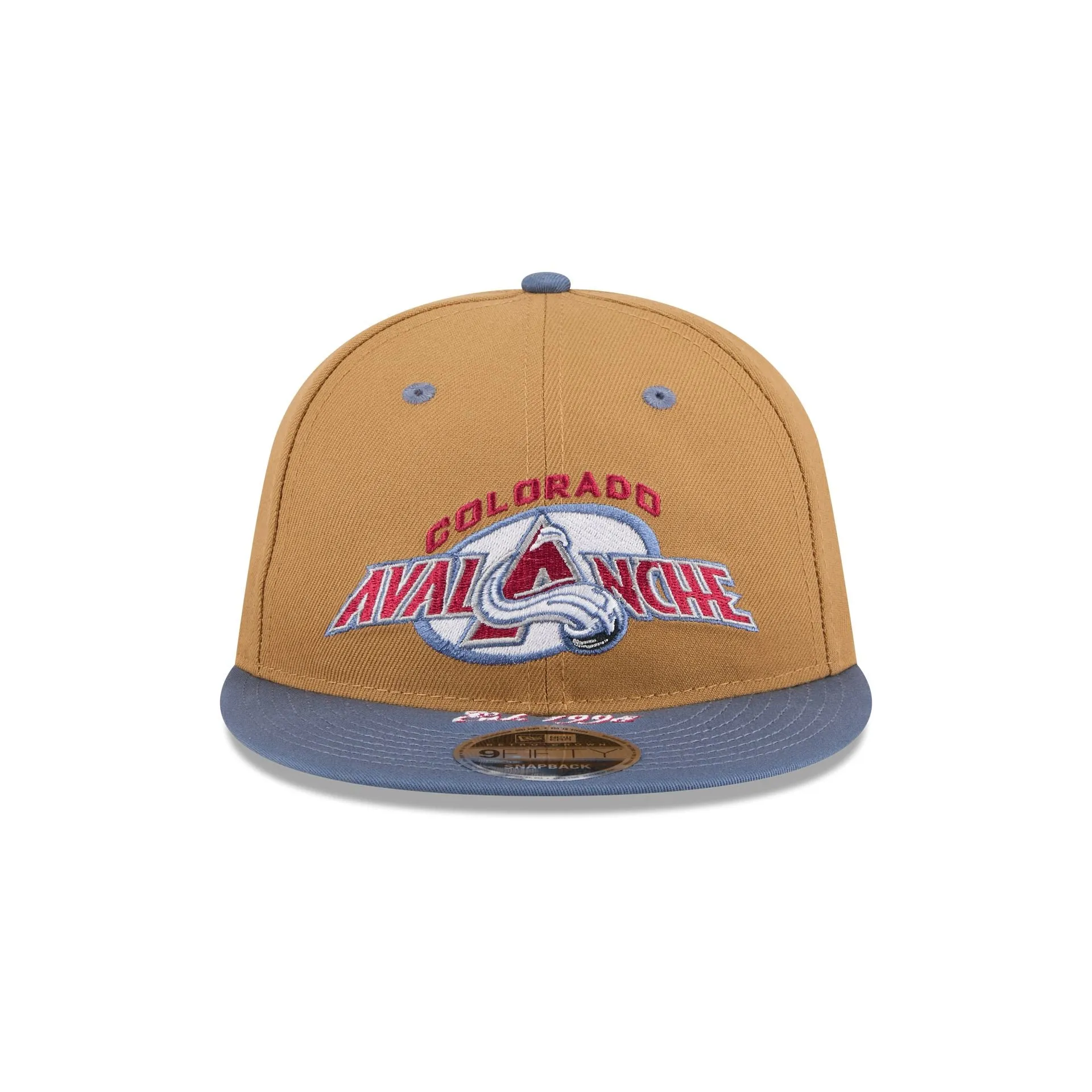 Colorado Avalanche Wheat Retro Crown 9FIFTY Snapback Hat sold by New Era product image thumbnail 2
