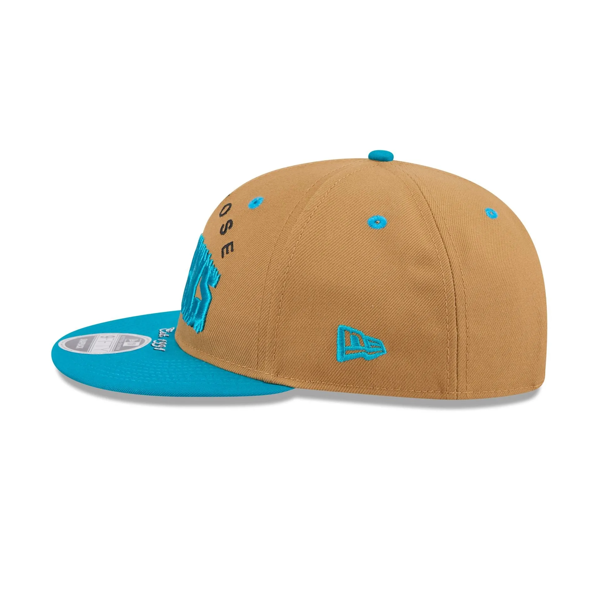 San Jose Sharks Wheat Retro Crown 9FIFTY Snapback Hat sold by New Era product image thumbnail 4