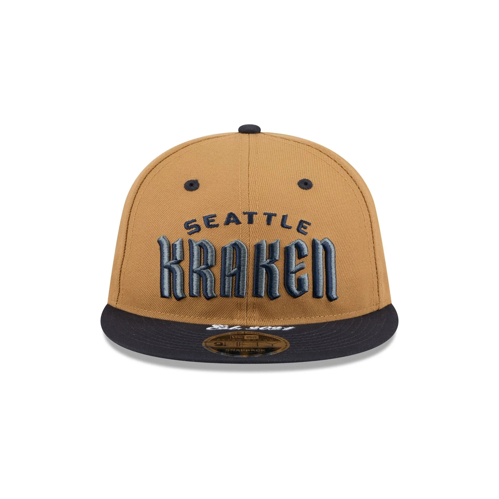 Seattle Kraken Wheat Retro Crown 9FIFTY Snapback Hat sold by New Era product image thumbnail 2