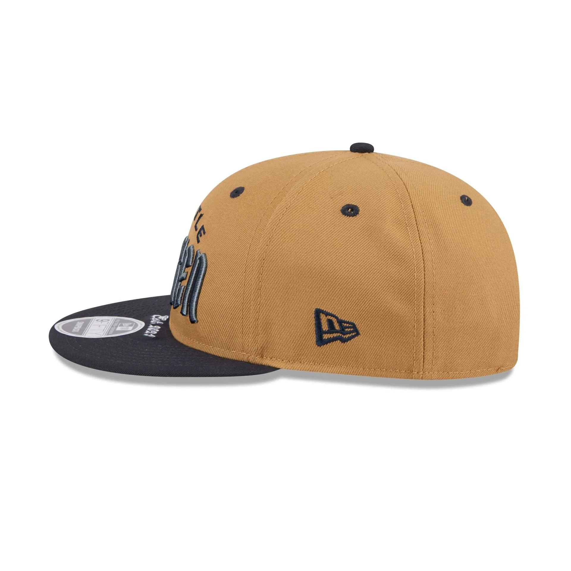 Seattle Kraken Wheat Retro Crown 9FIFTY Snapback Hat sold by New Era product image thumbnail 4