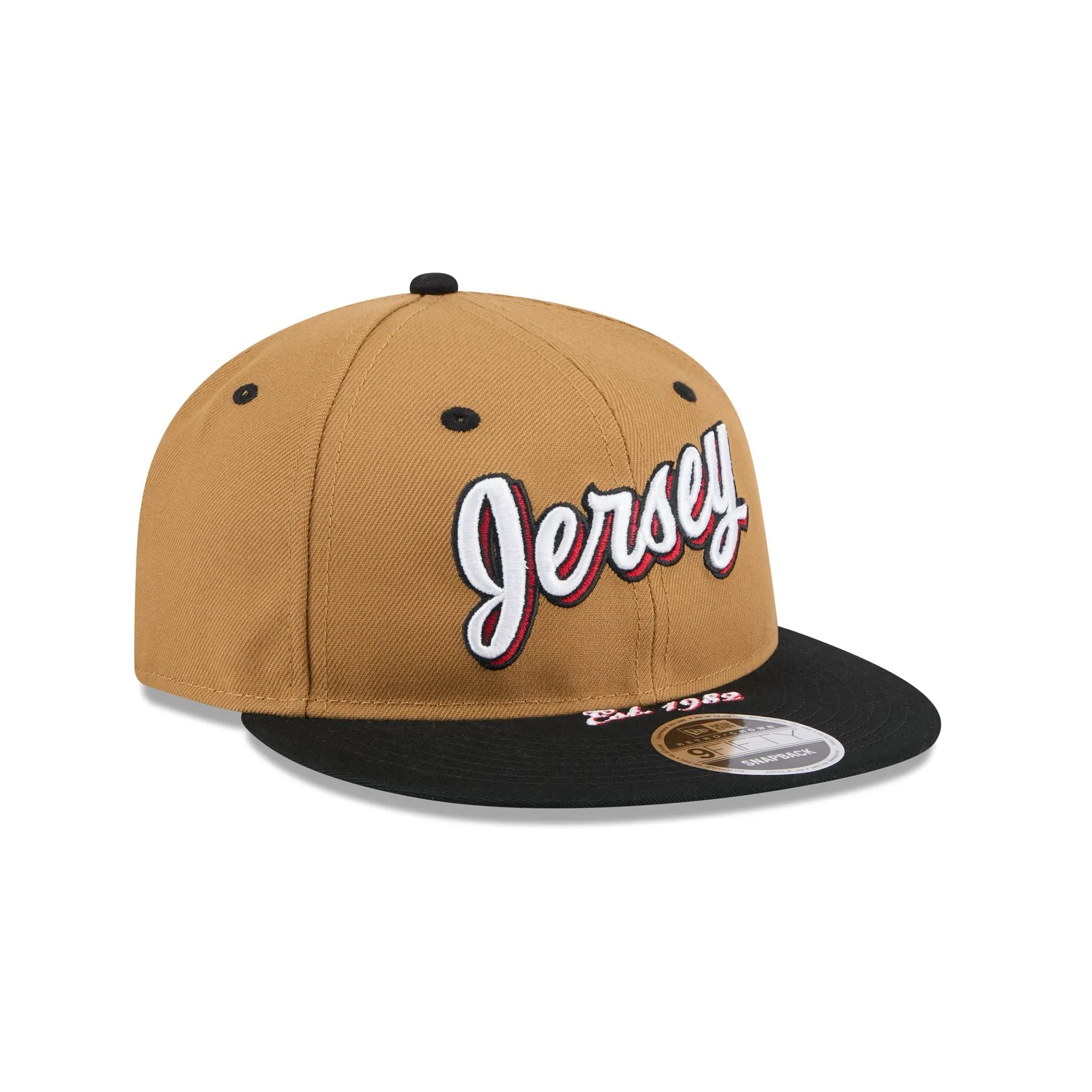 New Jersey Devils Wheat Retro Crown 9FIFTY Snapback Hat sold by New Era product image thumbnail 3
