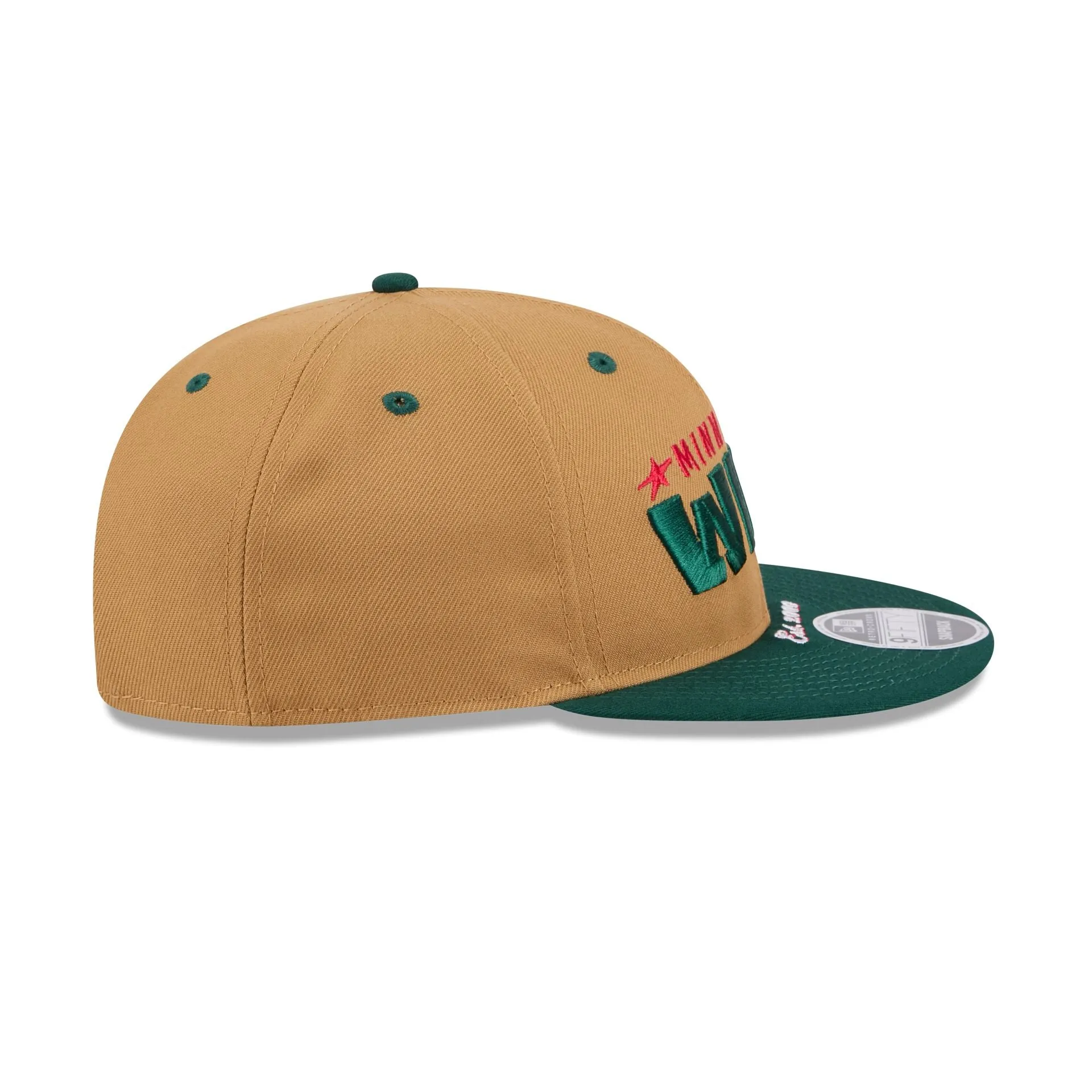 Minnesota Wild Wheat Retro Crown 9FIFTY Snapback Hat sold by New Era product image thumbnail 5