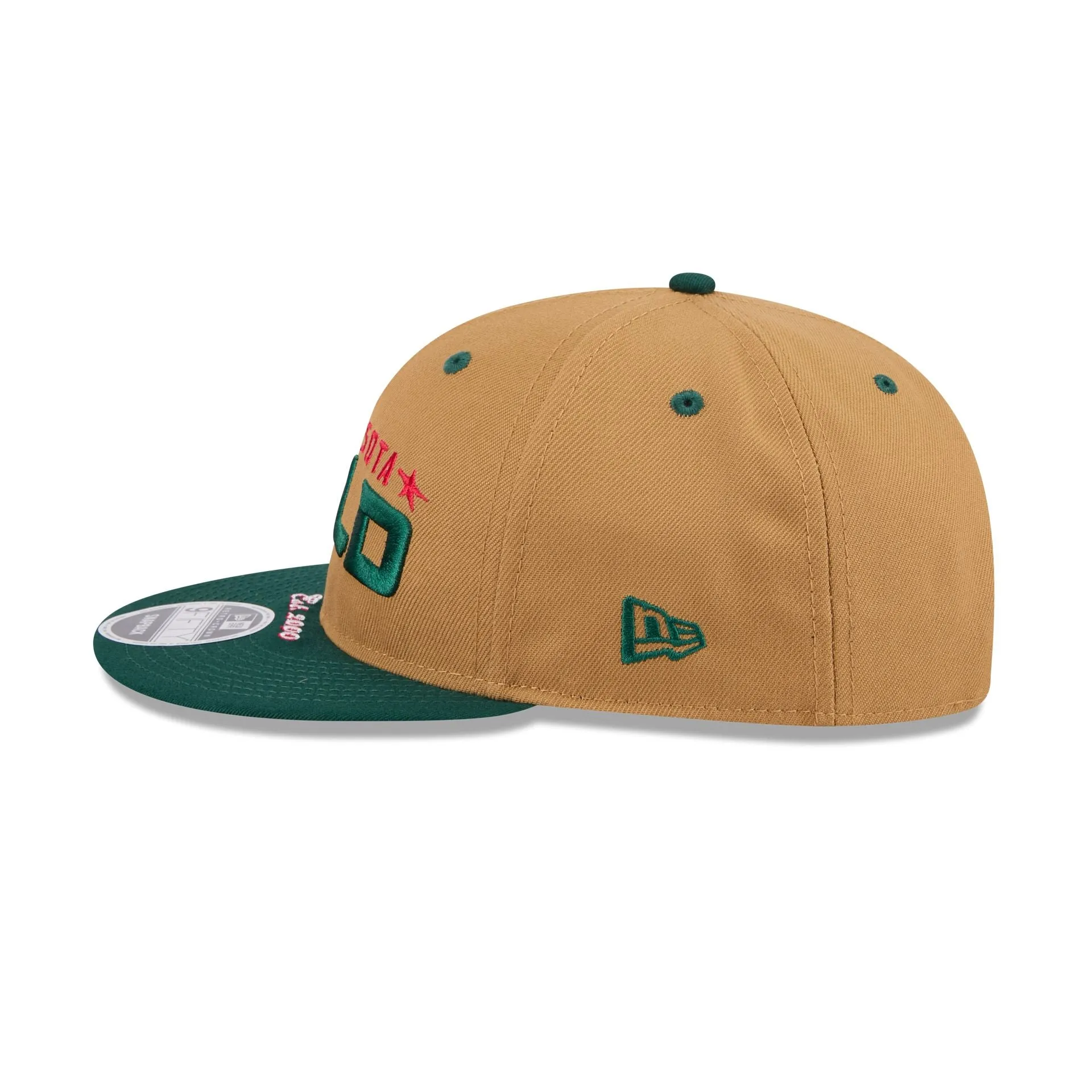 Minnesota Wild Wheat Retro Crown 9FIFTY Snapback Hat sold by New Era product image thumbnail 4