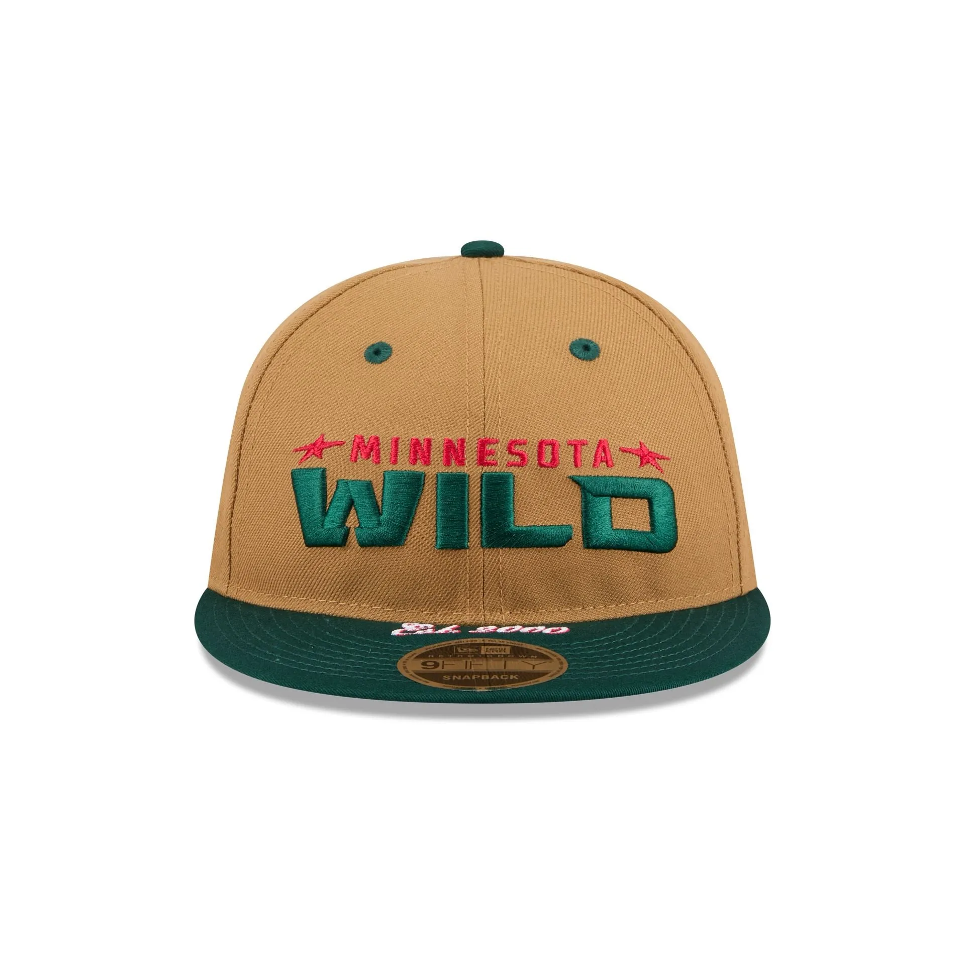 Minnesota Wild Wheat Retro Crown 9FIFTY Snapback Hat sold by New Era product image thumbnail 2