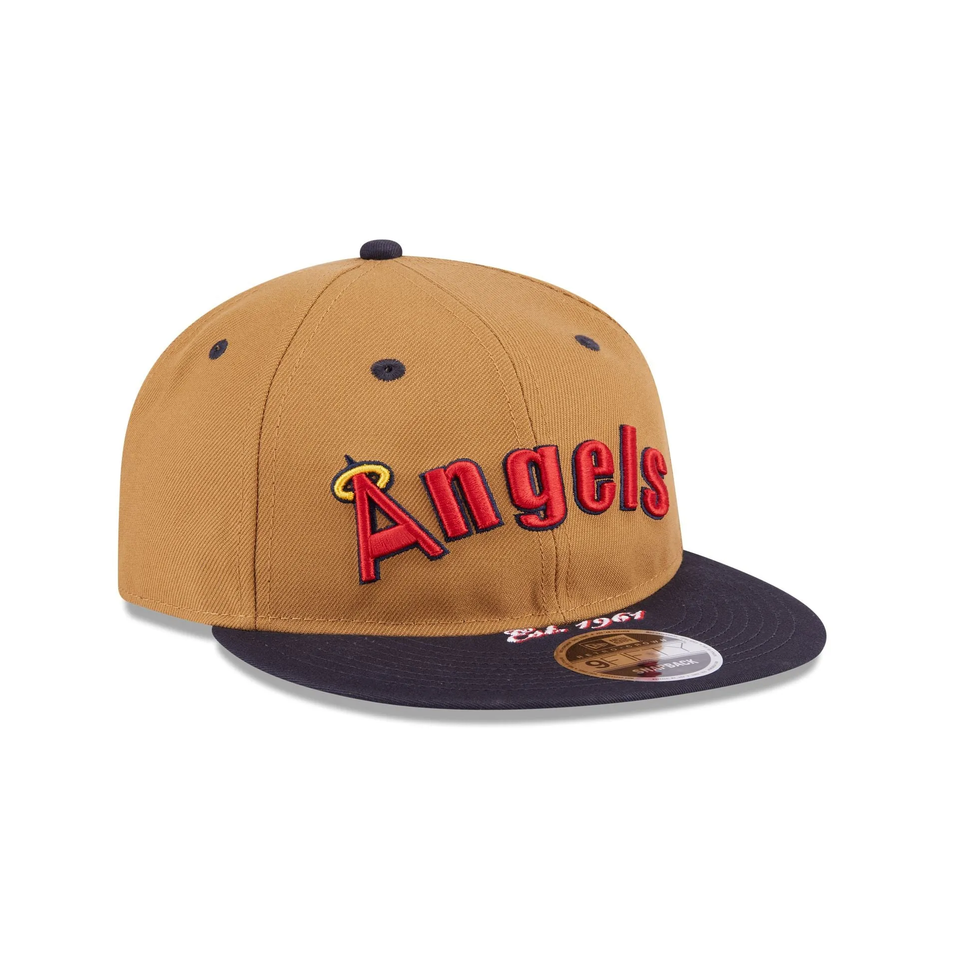 Los Angeles Angels Wheat Retro Crown 9FIFTY Snapback Hat sold by New Era product image thumbnail 3