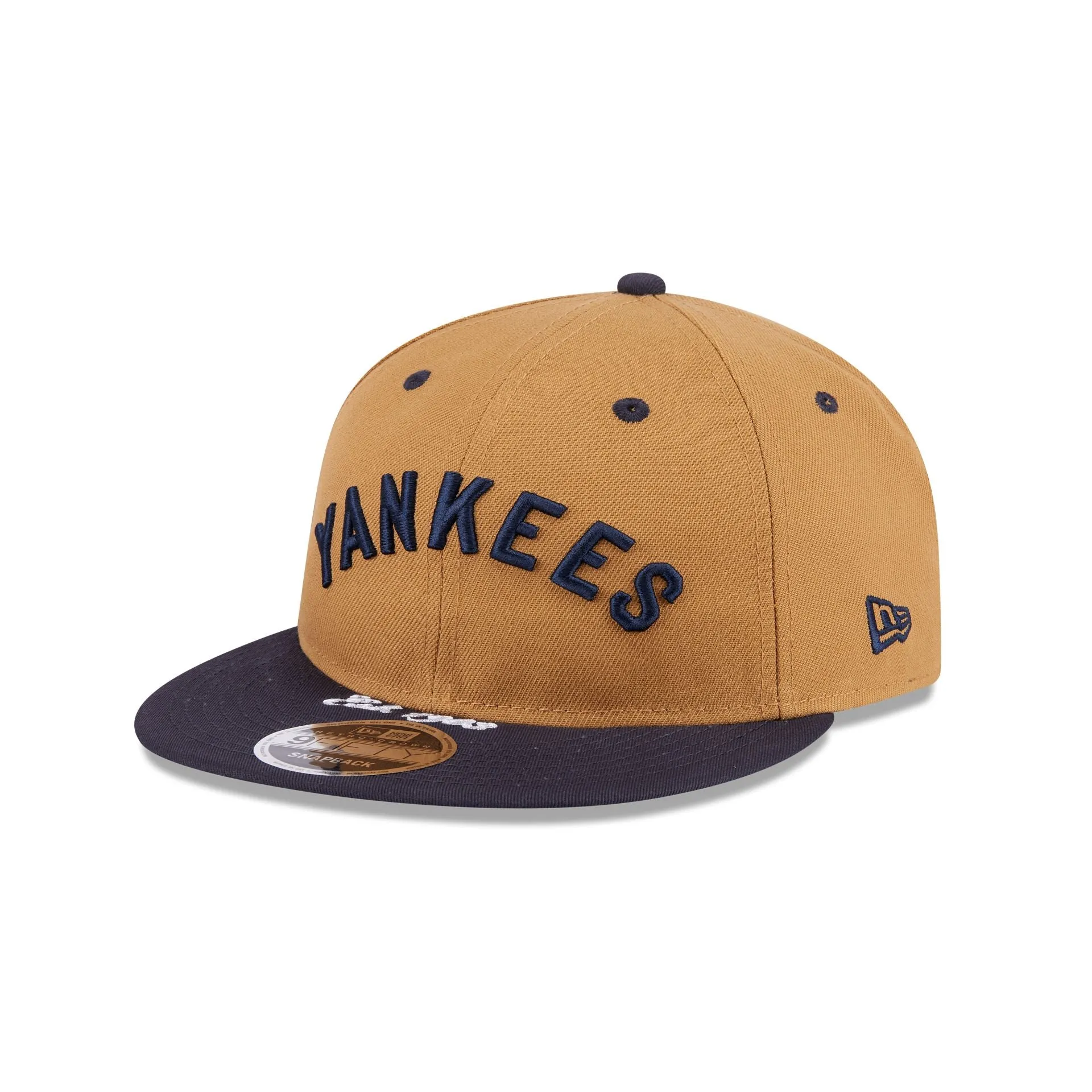 New York Yankees Wheat Retro Crown 9FIFTY Snapback Hat sold by New Era