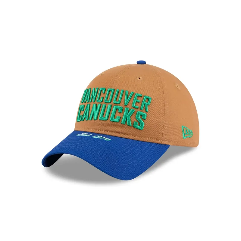Vancouver Canucks Bronze 9TWENTY Adjustable Hat sold by New Era