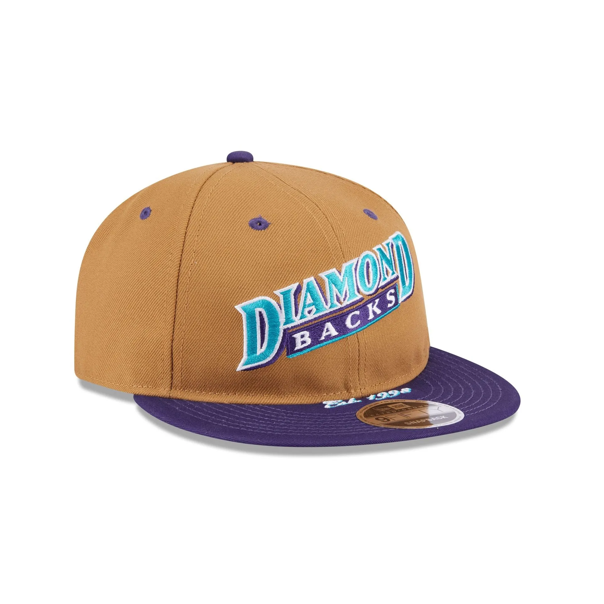 Arizona Diamondbacks Wheat Retro Crown 9FIFTY Snapback Hat sold by New Era product image thumbnail 3
