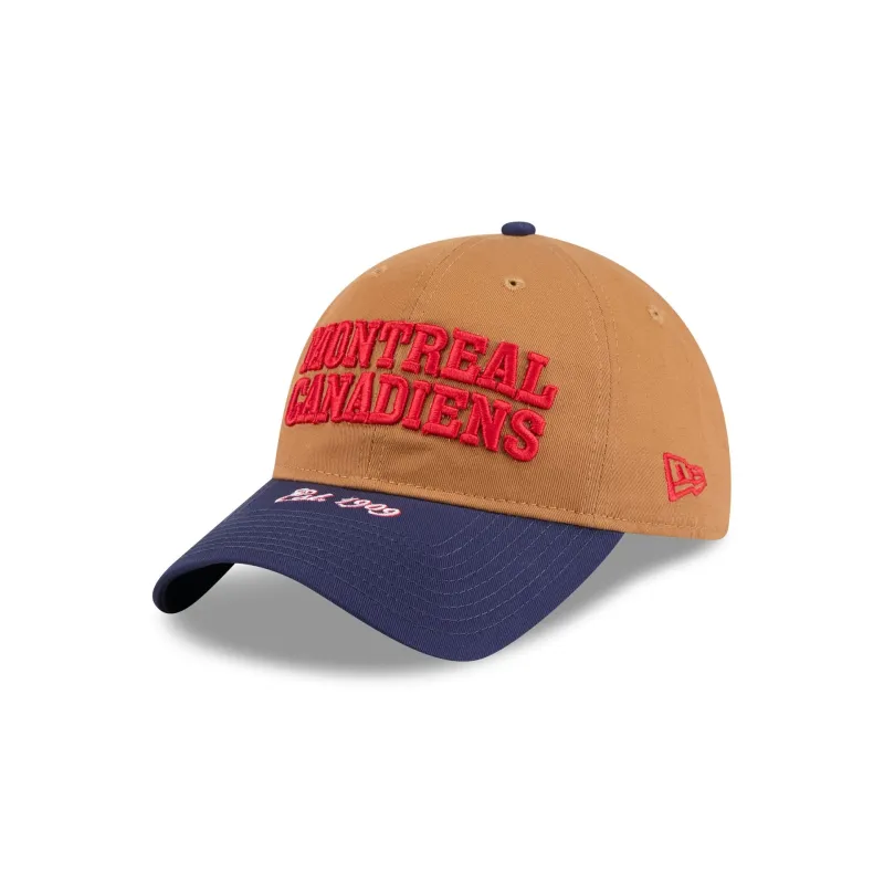 Montreal Canadiens Bronze 9TWENTY Adjustable Hat sold by New Era