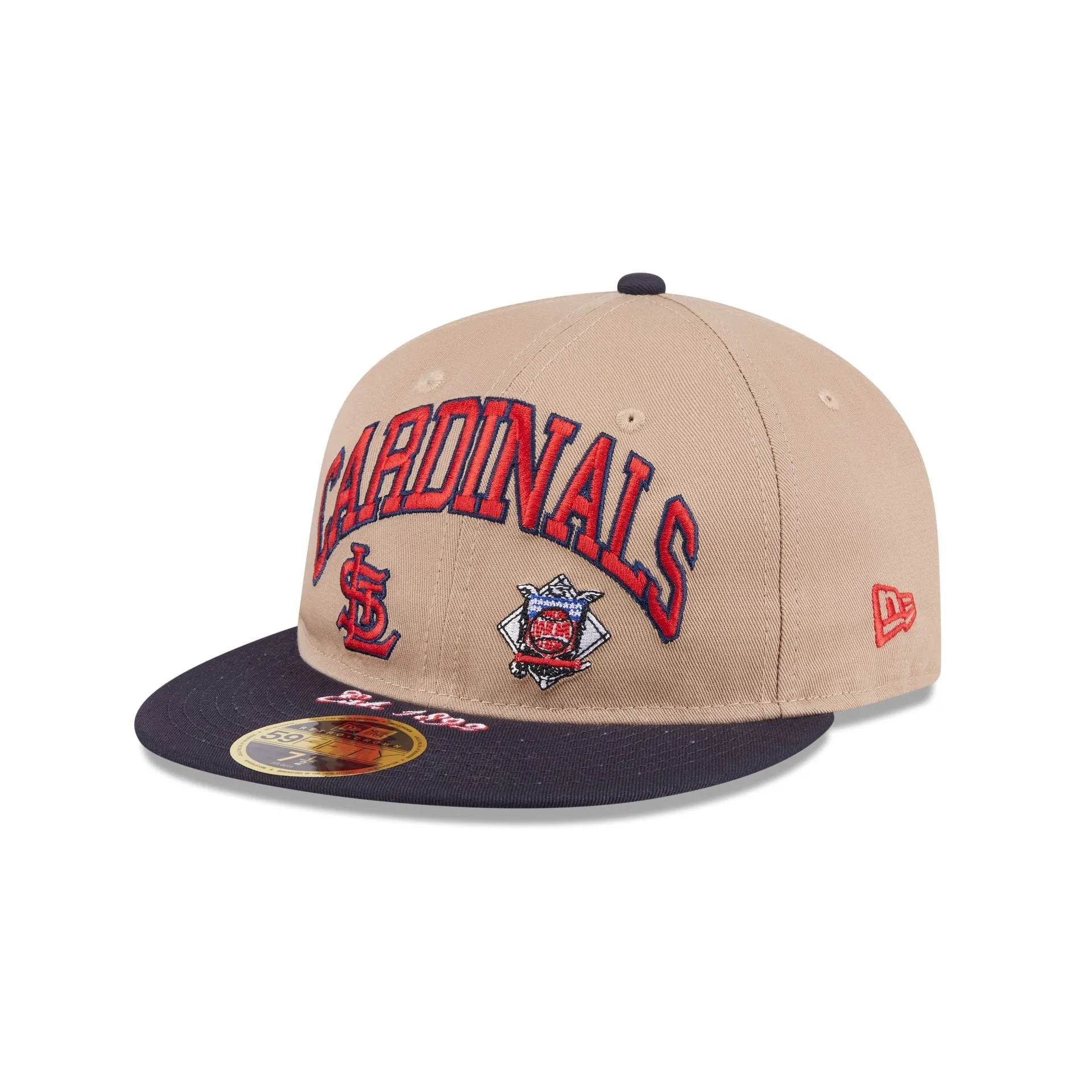 St. Louis Cardinals Camel Retro Crown 59FIFTY Fitted Hat sold by New Era