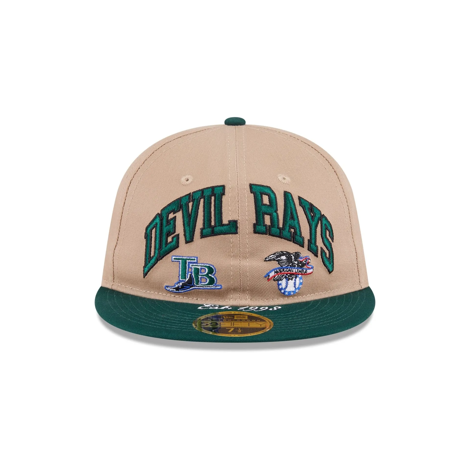 Tampa Bay Rays Camel Retro Crown 59FIFTY Fitted Hat sold by New Era product image thumbnail 2