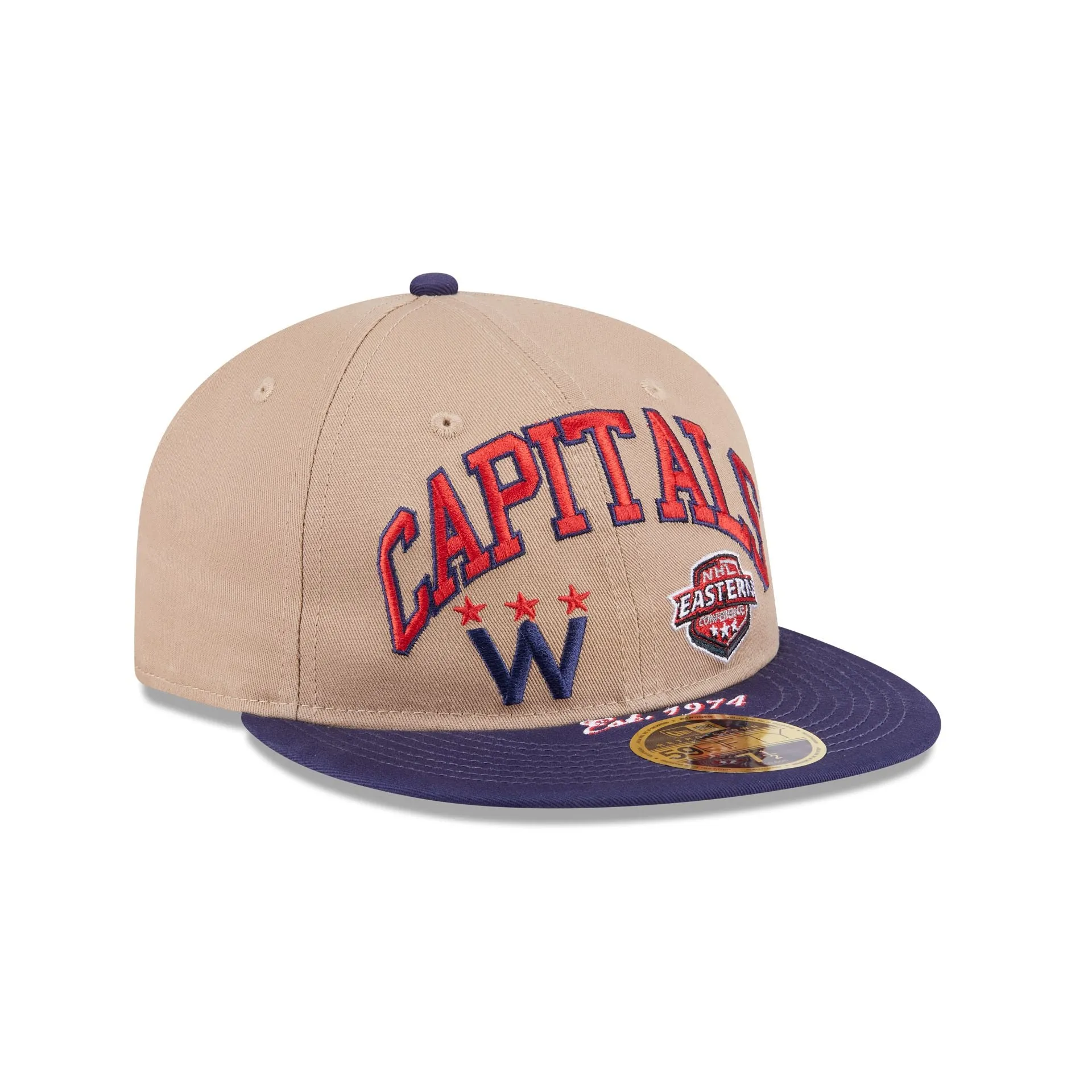 Washington Capitals Camel Retro Crown 59FIFTY Fitted Hat sold by New Era product image thumbnail 3