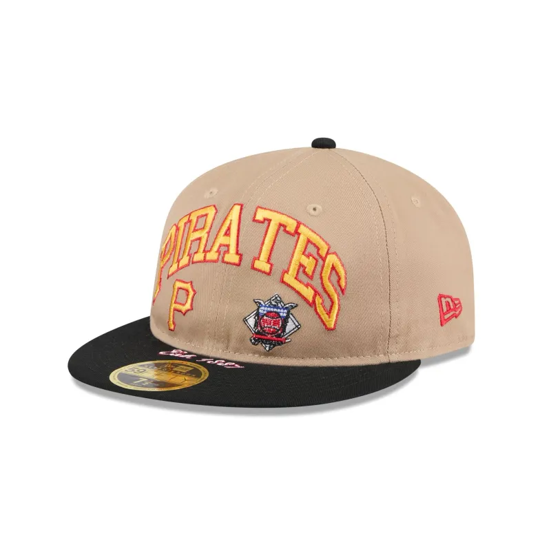 Pittsburgh Pirates Camel Retro Crown 59FIFTY Fitted Hat sold by New Era