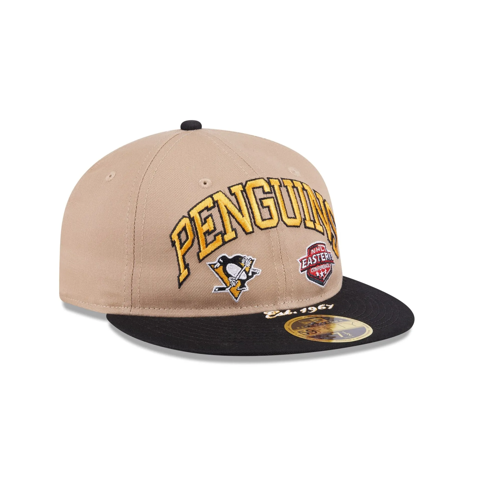 Pittsburgh Penguins Camel Retro Crown 59FIFTY Fitted Hat sold by New Era product image thumbnail 3