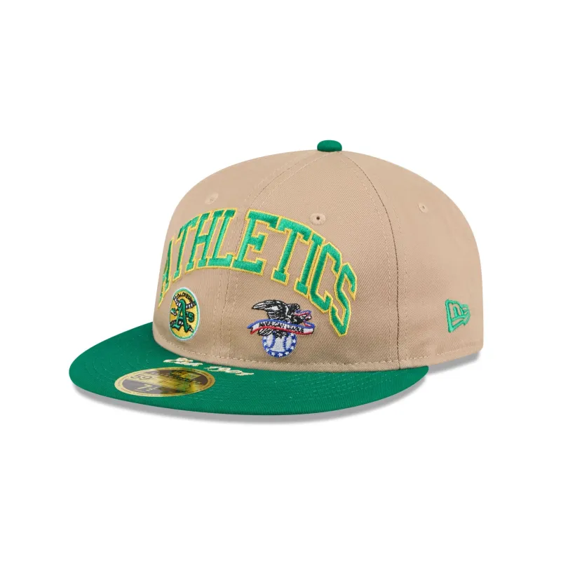 Athletics Camel Retro Crown 59FIFTY Fitted Hat sold by New Era