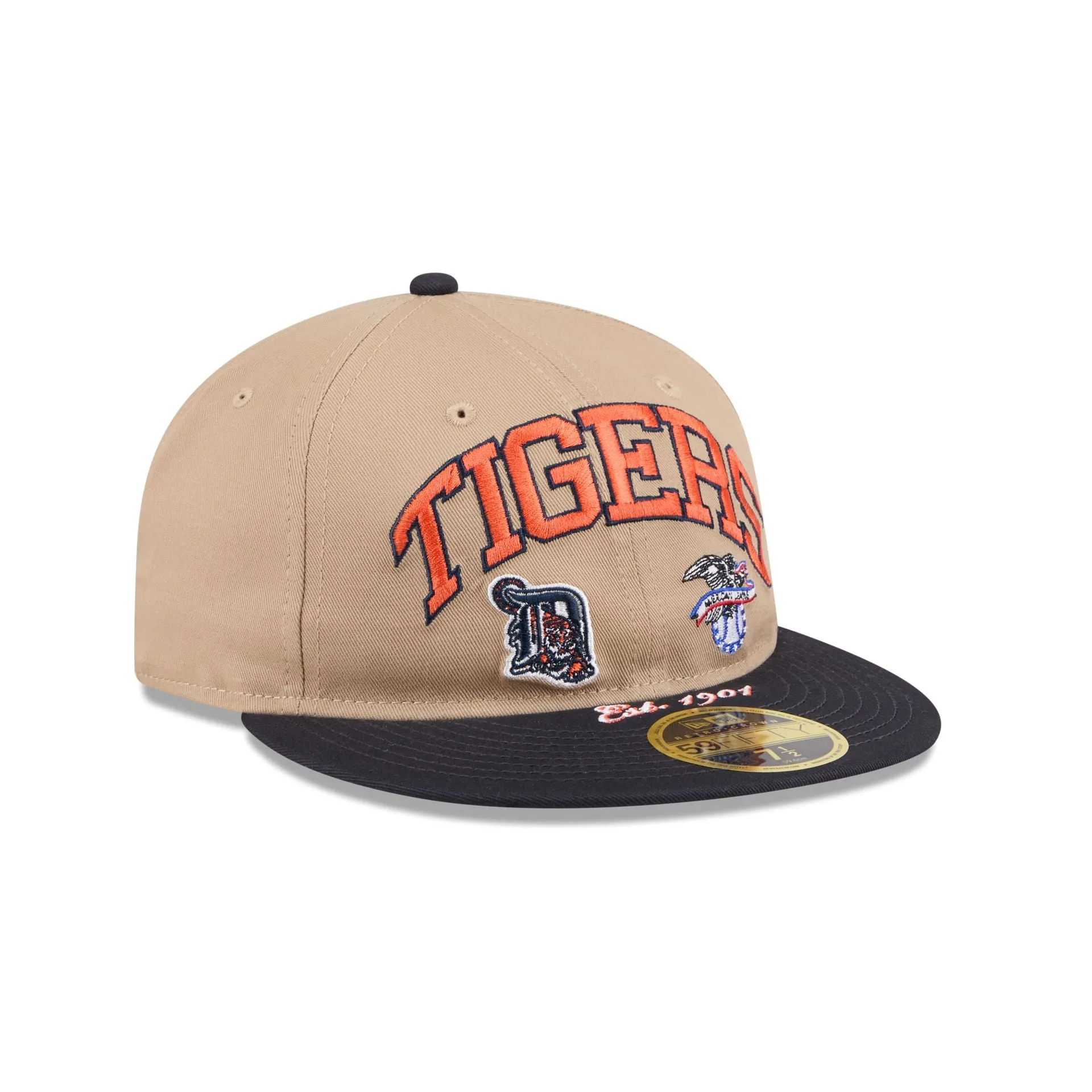 Detroit Tigers Camel Retro Crown 59FIFTY Fitted Hat sold by New Era product image thumbnail 3