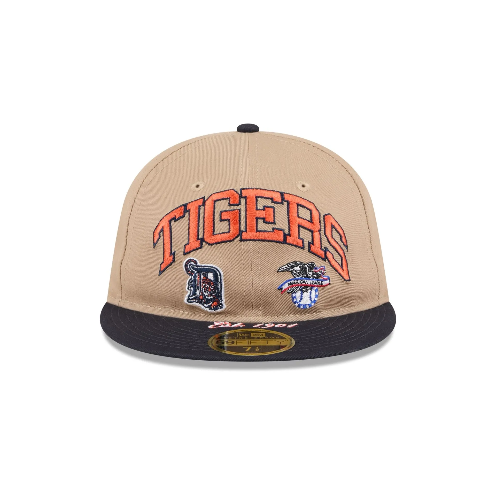Detroit Tigers Camel Retro Crown 59FIFTY Fitted Hat sold by New Era product image thumbnail 2