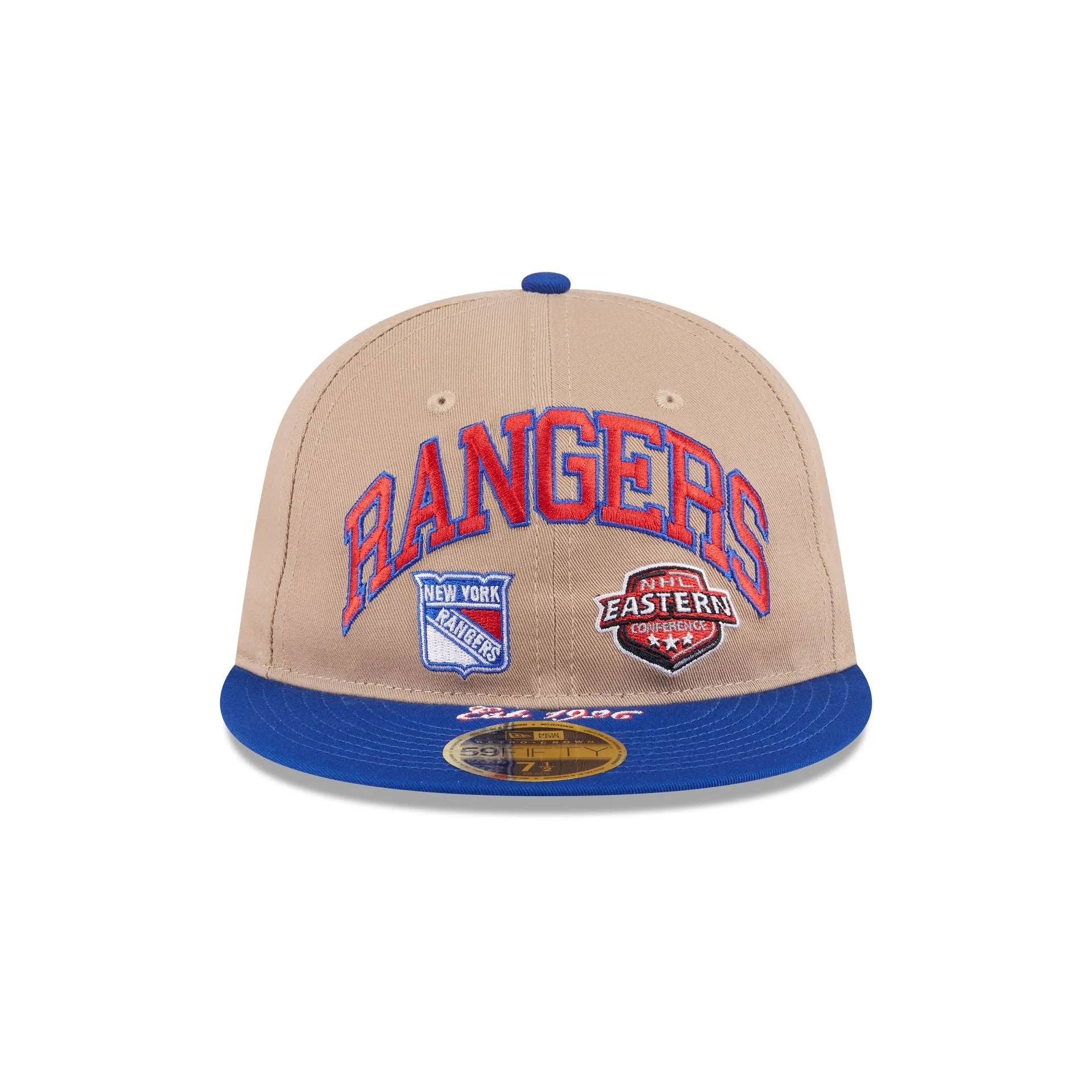 New York Rangers Camel Retro Crown 59FIFTY Fitted Hat sold by New Era product image thumbnail 2