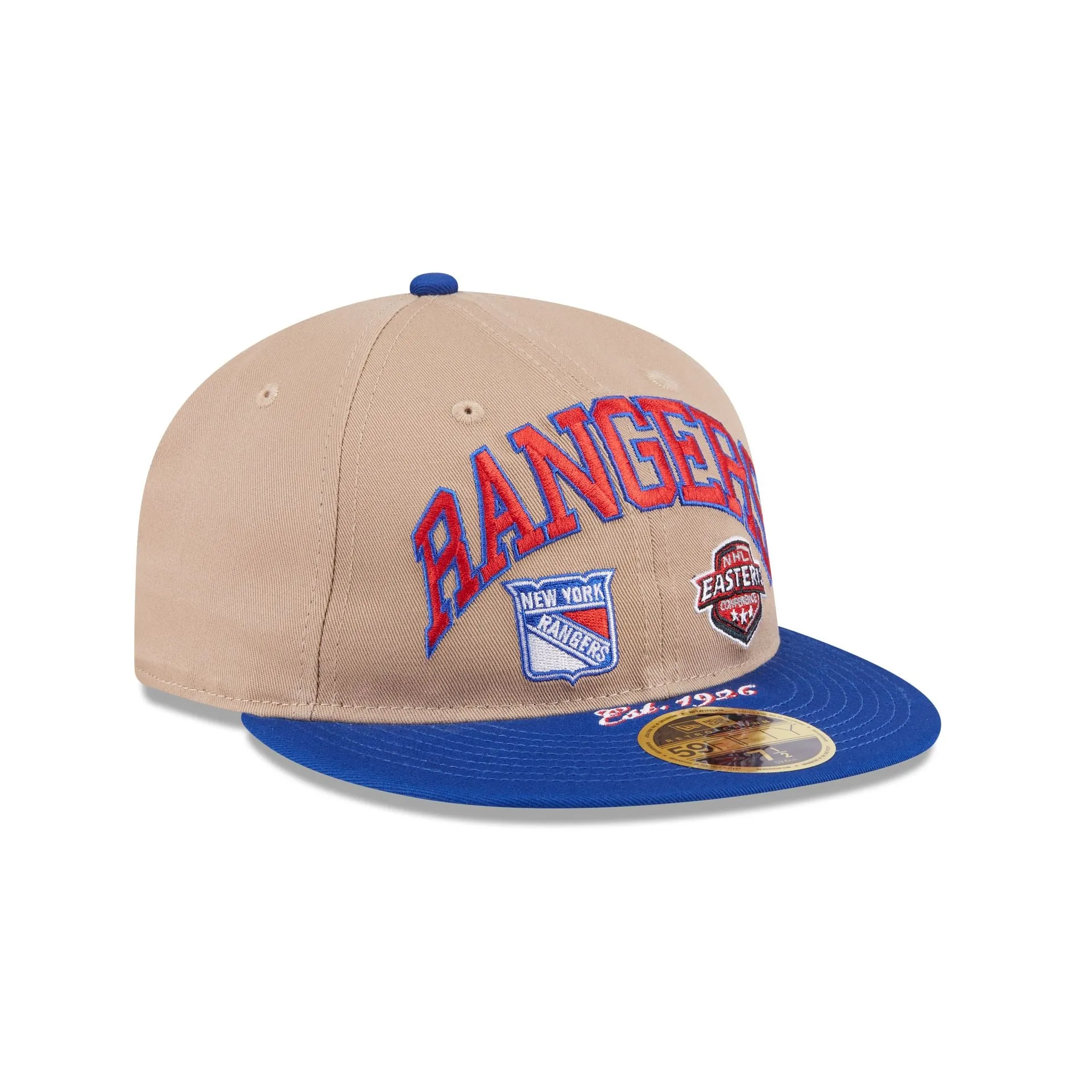 New York Rangers Camel Retro Crown 59FIFTY Fitted Hat sold by New Era product image thumbnail 3