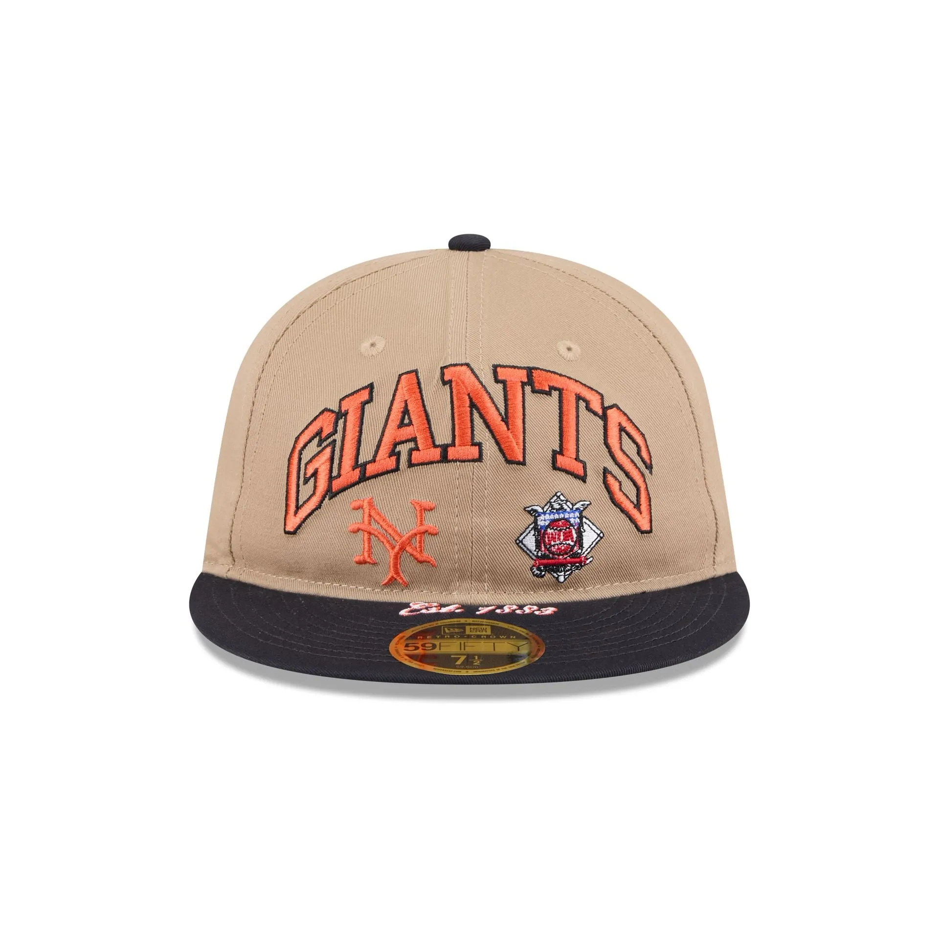 New York Giants Camel Retro Crown 59FIFTY Fitted Hat sold by New Era product image thumbnail 2