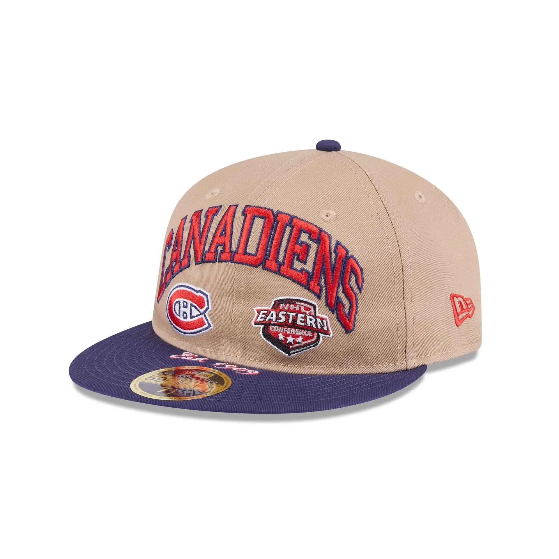 Montreal Canadiens Camel Retro Crown 59FIFTY Fitted Hat sold by New Era