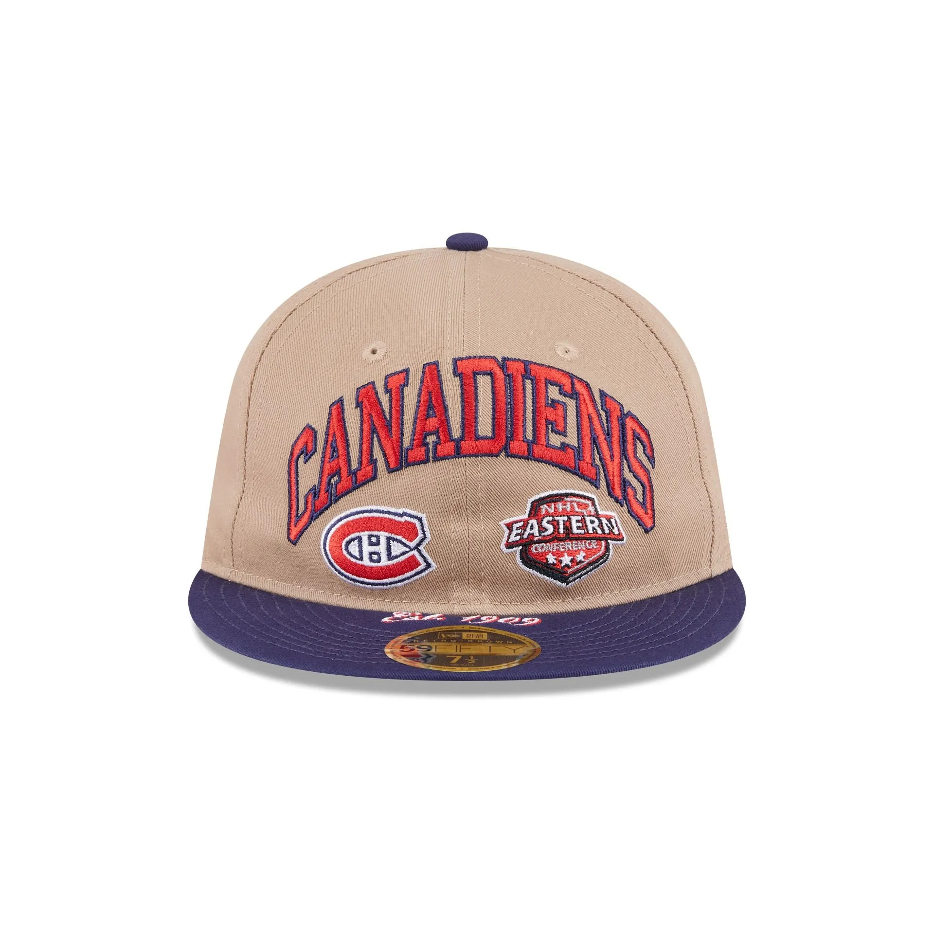 Montreal Canadiens Camel Retro Crown 59FIFTY Fitted Hat sold by New Era product image thumbnail 2