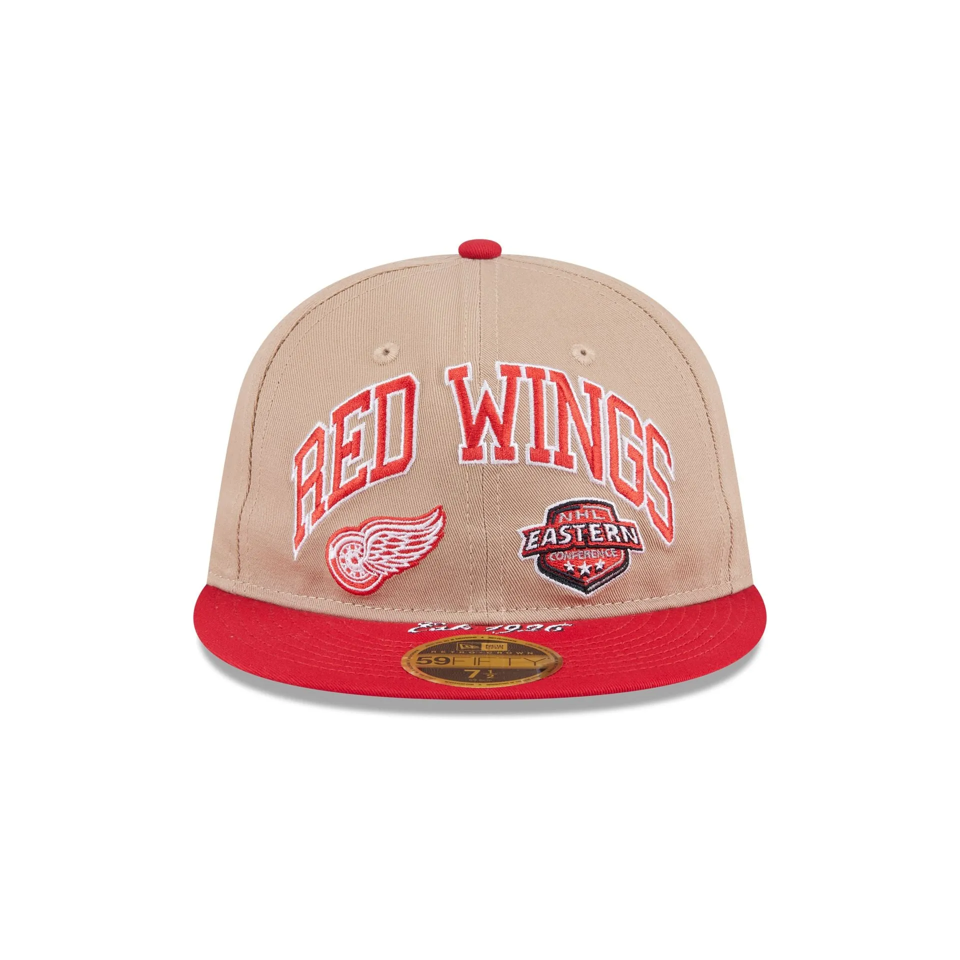 Detroit Red Wings Camel Retro Crown 59FIFTY Fitted Hat sold by New Era product image thumbnail 2