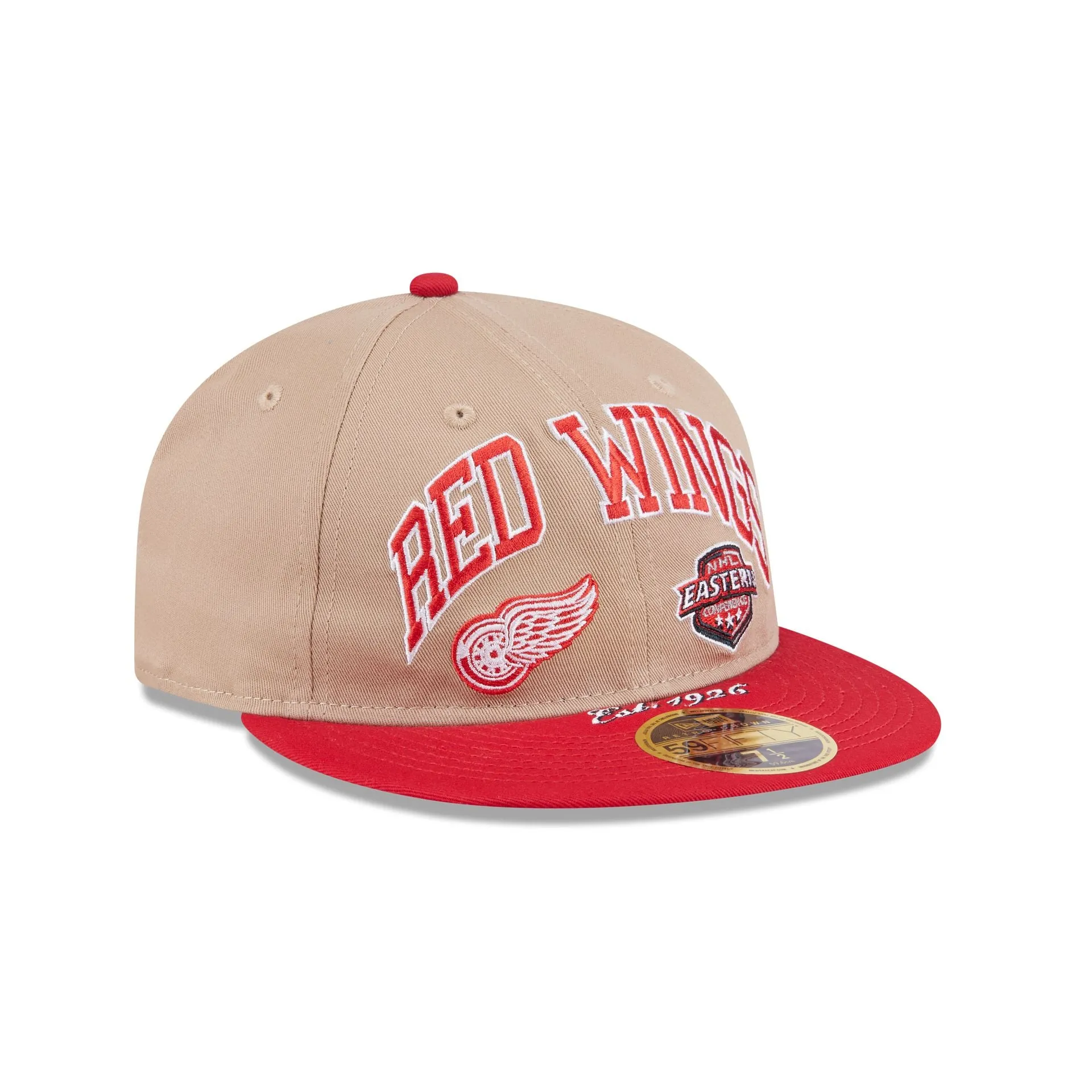 Detroit Red Wings Camel Retro Crown 59FIFTY Fitted Hat sold by New Era product image thumbnail 3
