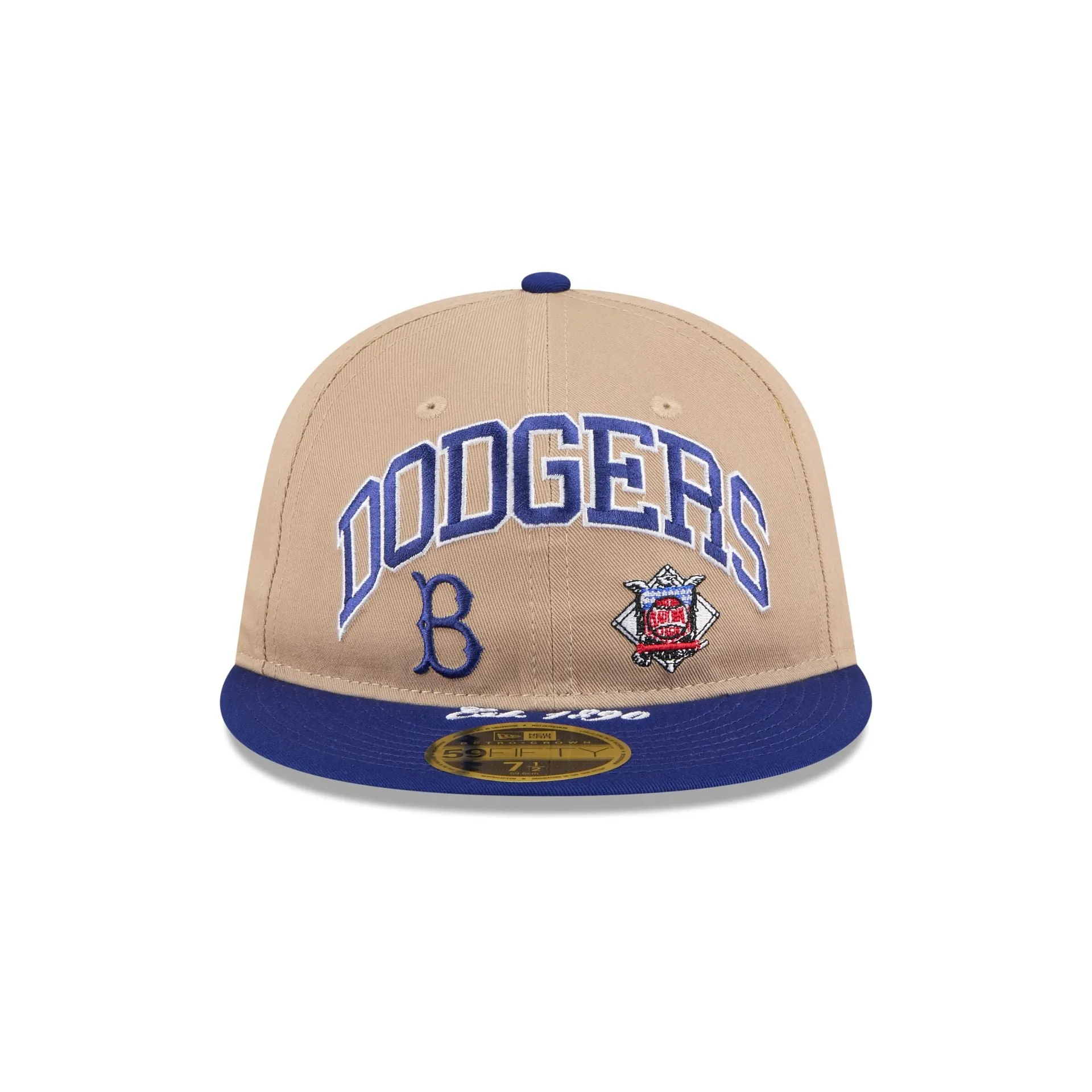 Brooklyn Dodgers Camel Retro Crown 59FIFTY Fitted Hat sold by New Era product image thumbnail 2