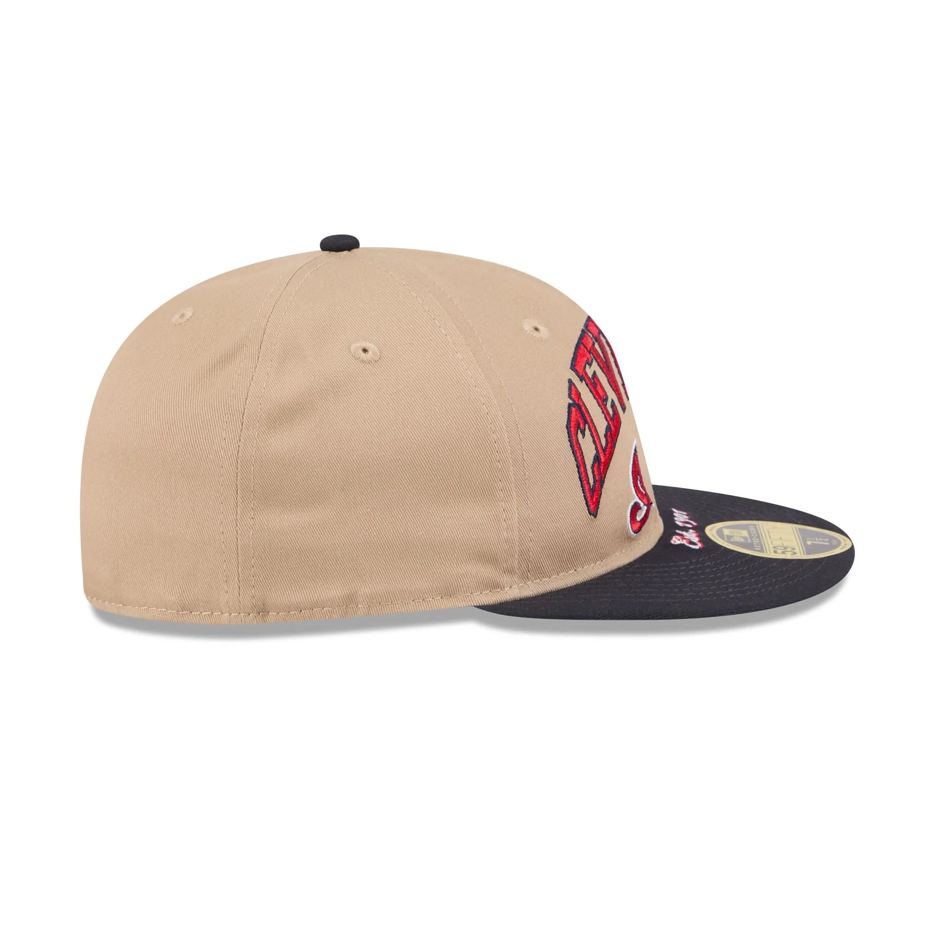 Cleveland Guardians Camel Retro Crown 59FIFTY Fitted Hat sold by New Era product image thumbnail 5