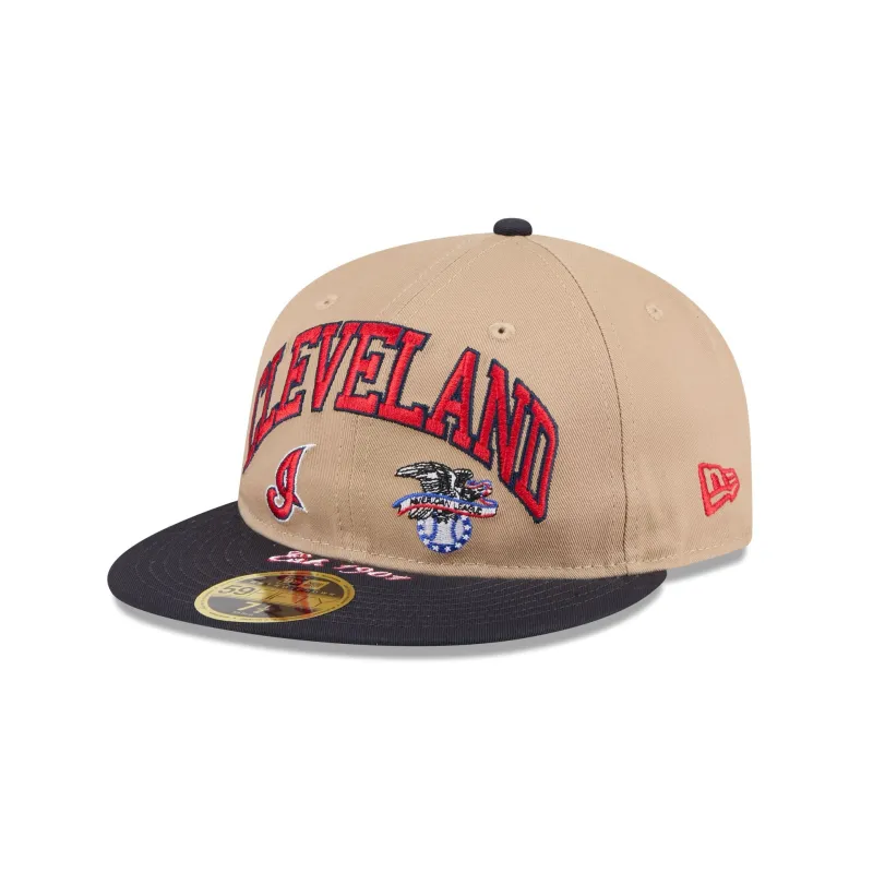 Cleveland Guardians Camel Retro Crown 59FIFTY Fitted Hat sold by New Era